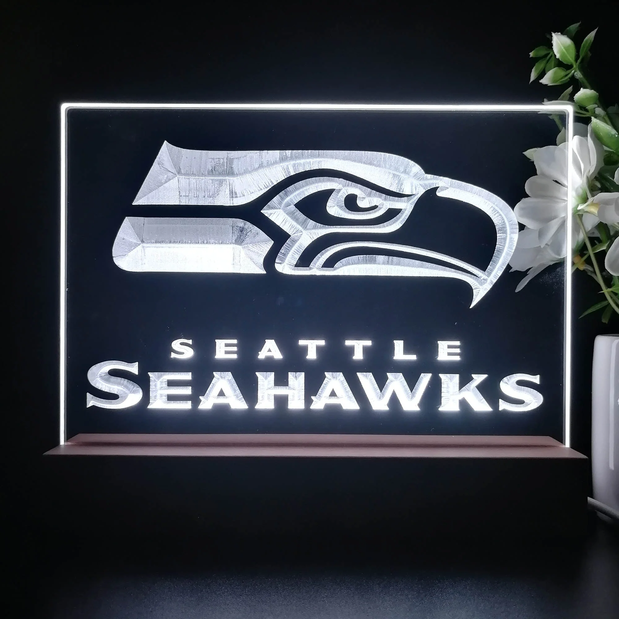 Seattle Seahawks Neon Sign Pub Bar Lamp - Image 3