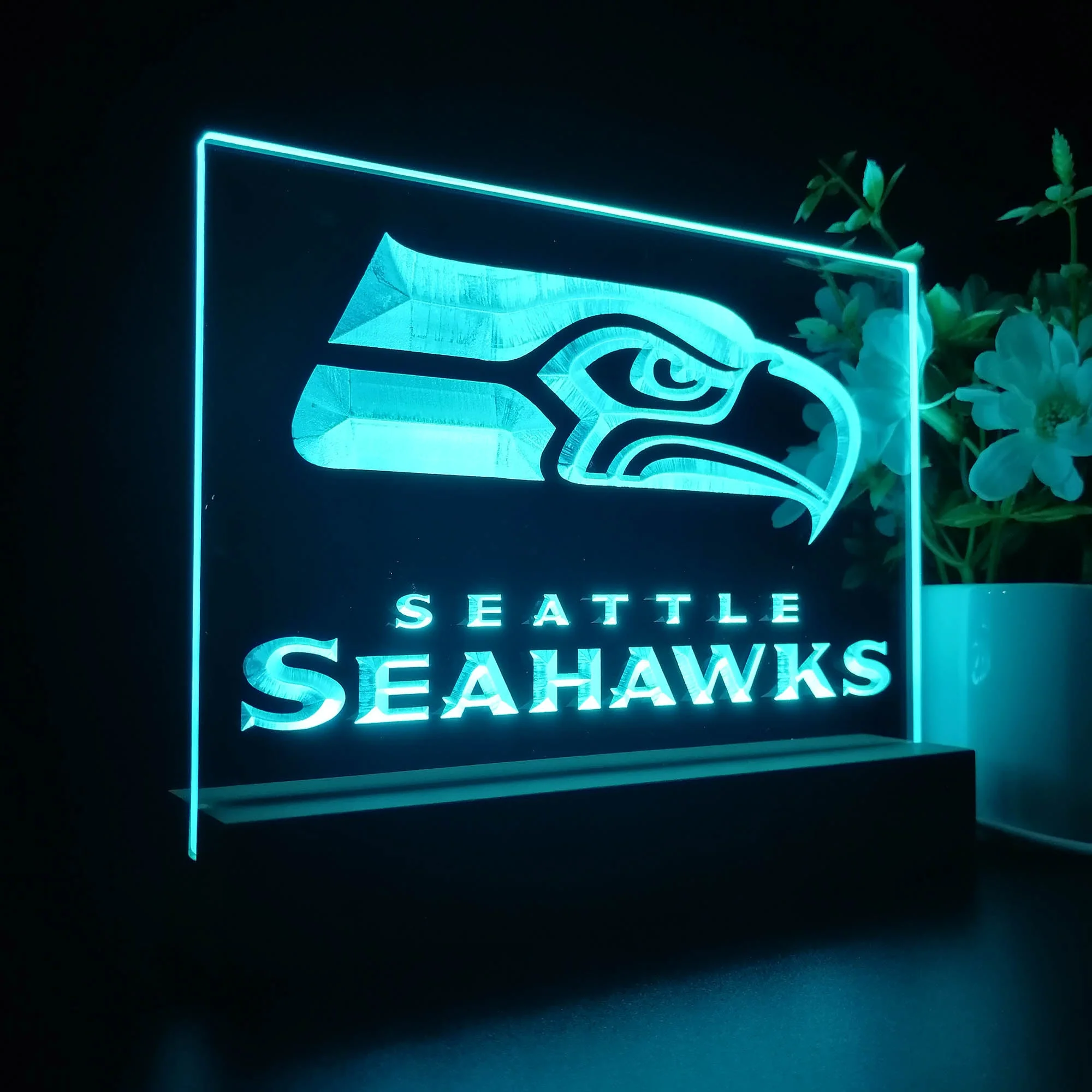 Seattle Seahawks Neon Sign Pub Bar Lamp - Image 5