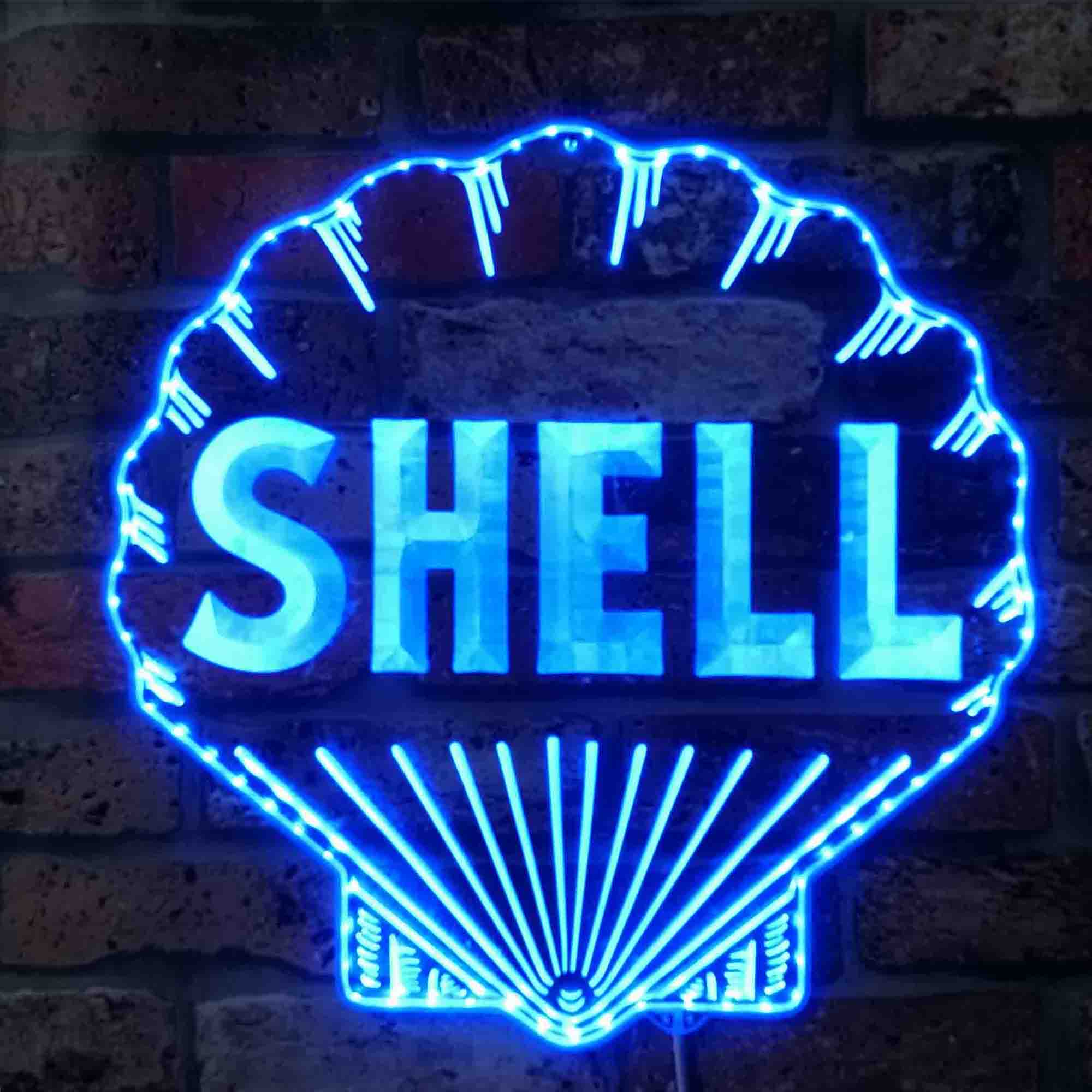 SHELL Neon LED Sign with Dynamic RGB Colors - Image 4