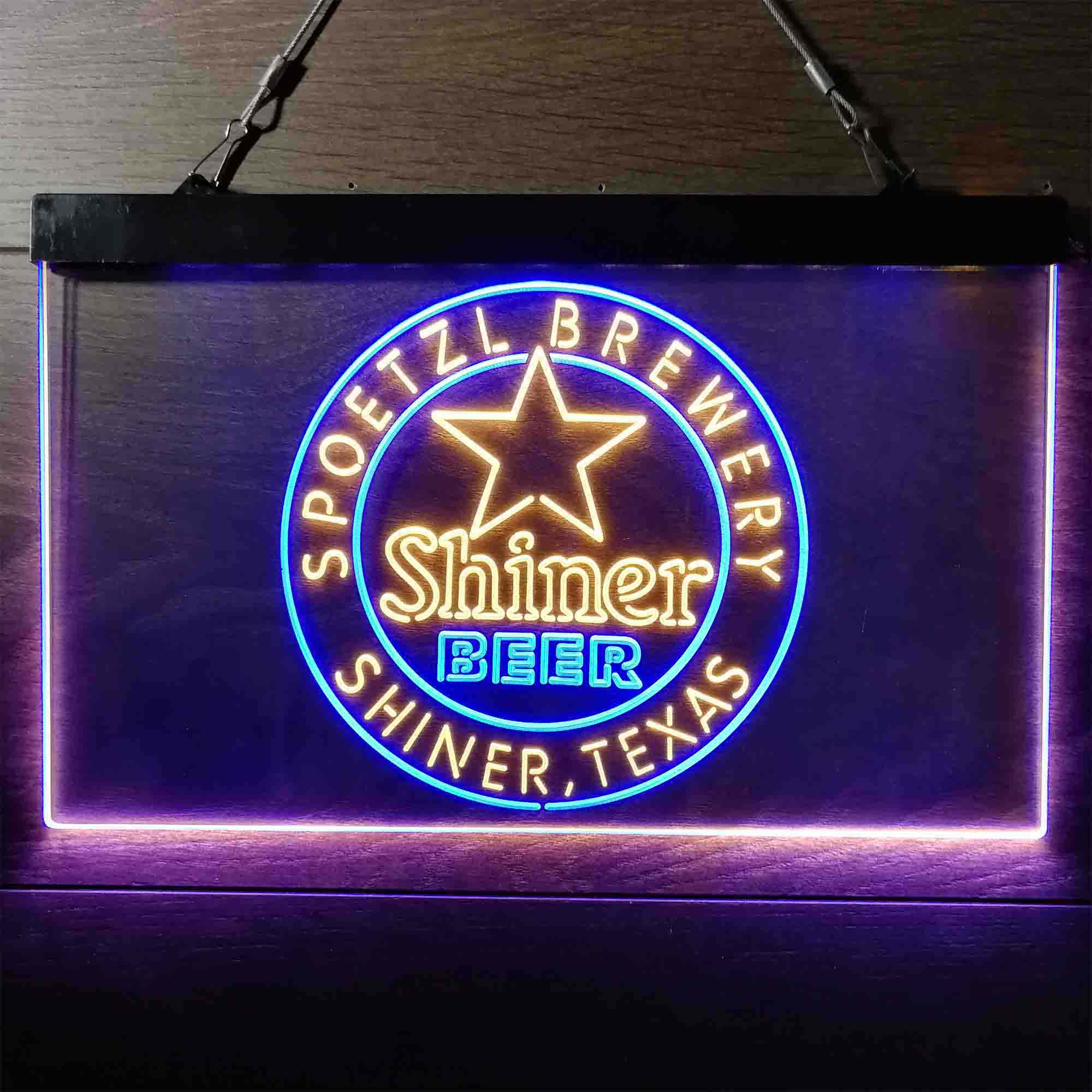 Shiner Beer Star Neon-Like LED Sign