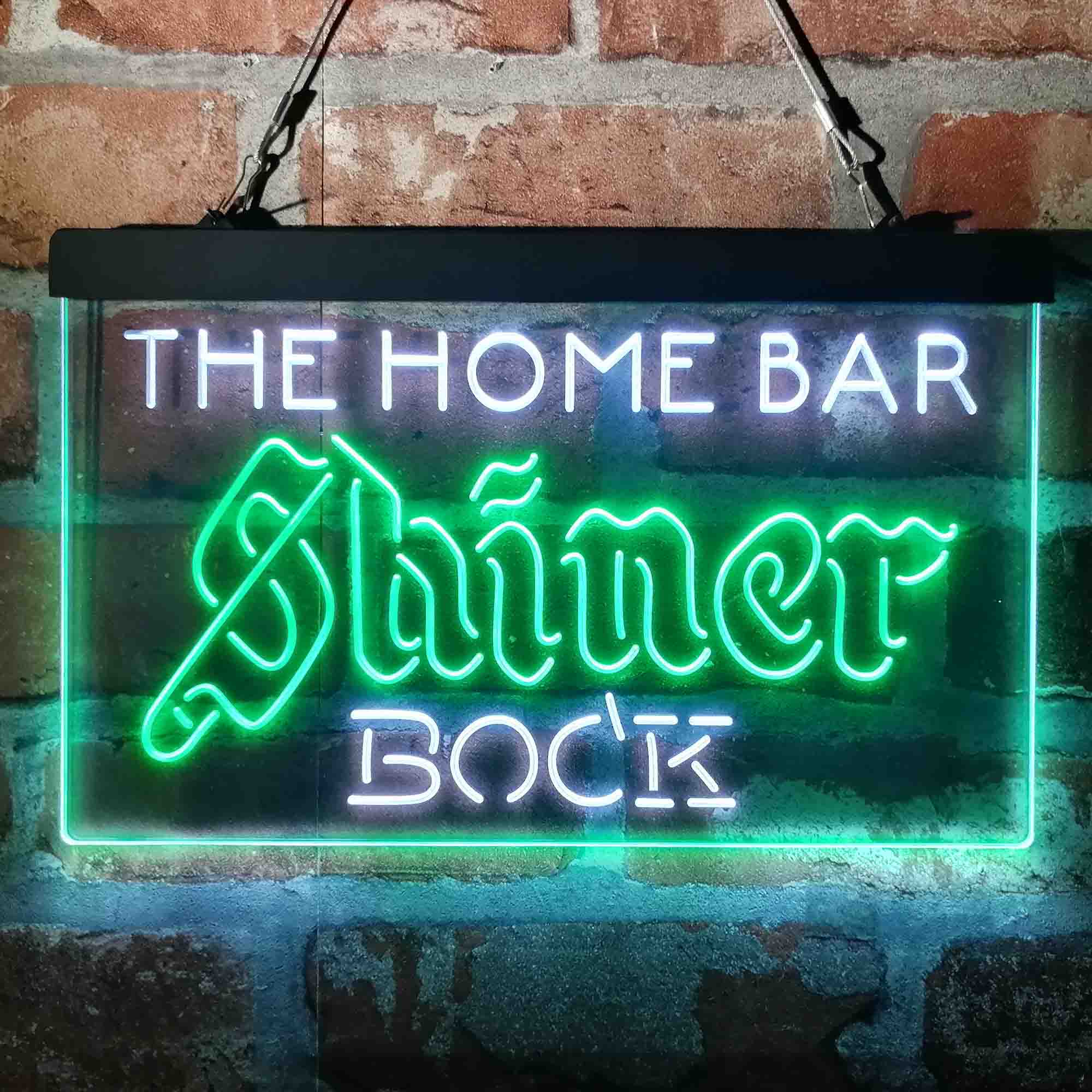 Personalized Shiner Bock Bar Neon-Like LED Sign - Custom Wall Decor Gift - Image 4