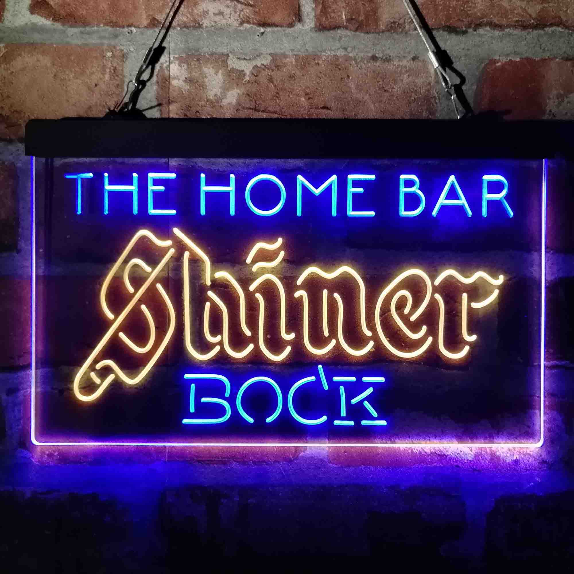 Personalized Shiner Bock Bar Neon-Like LED Sign - Custom Wall Decor Gift - Image 8
