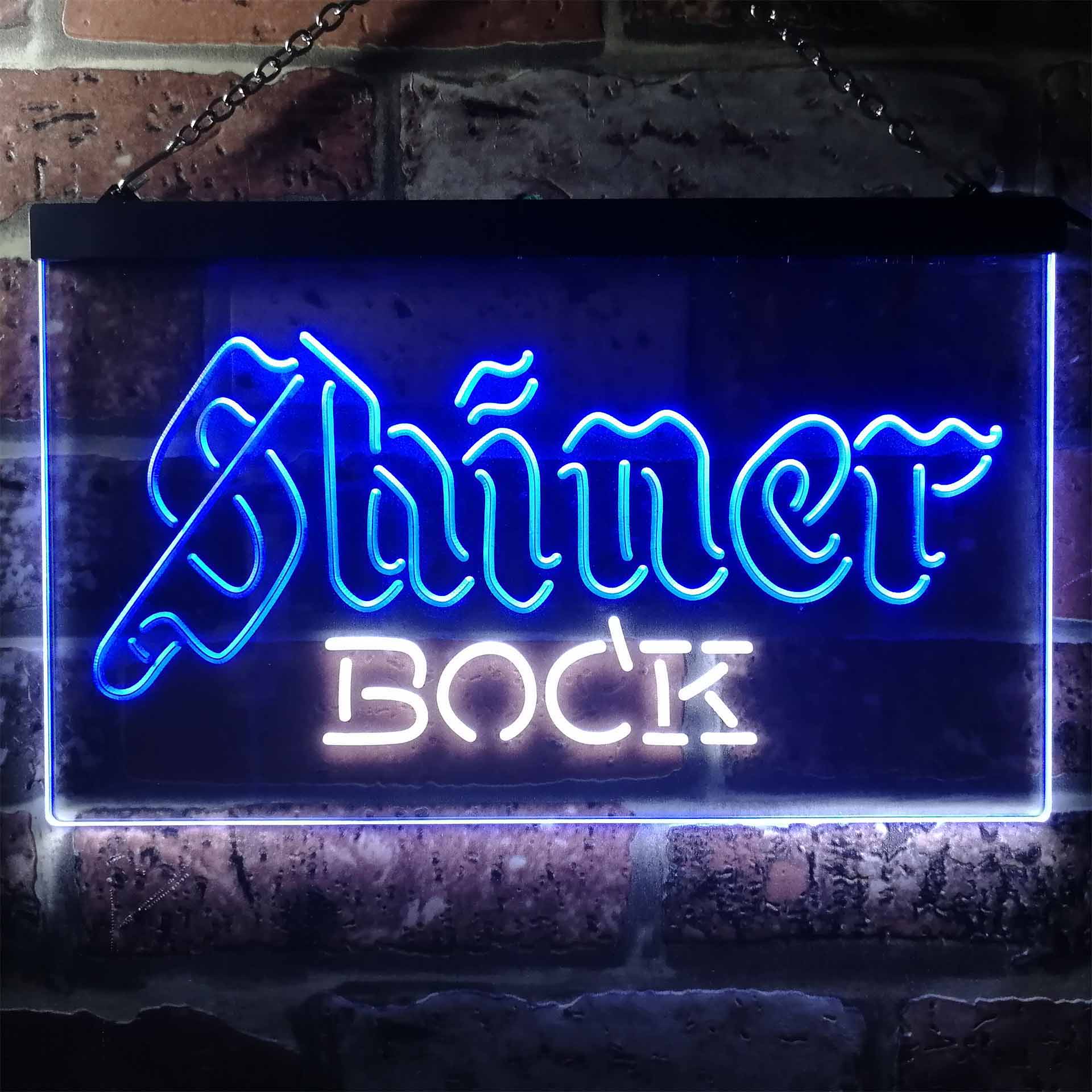 Shiner Bock Beer Home Bar Neon Light LED Sign - Image 2