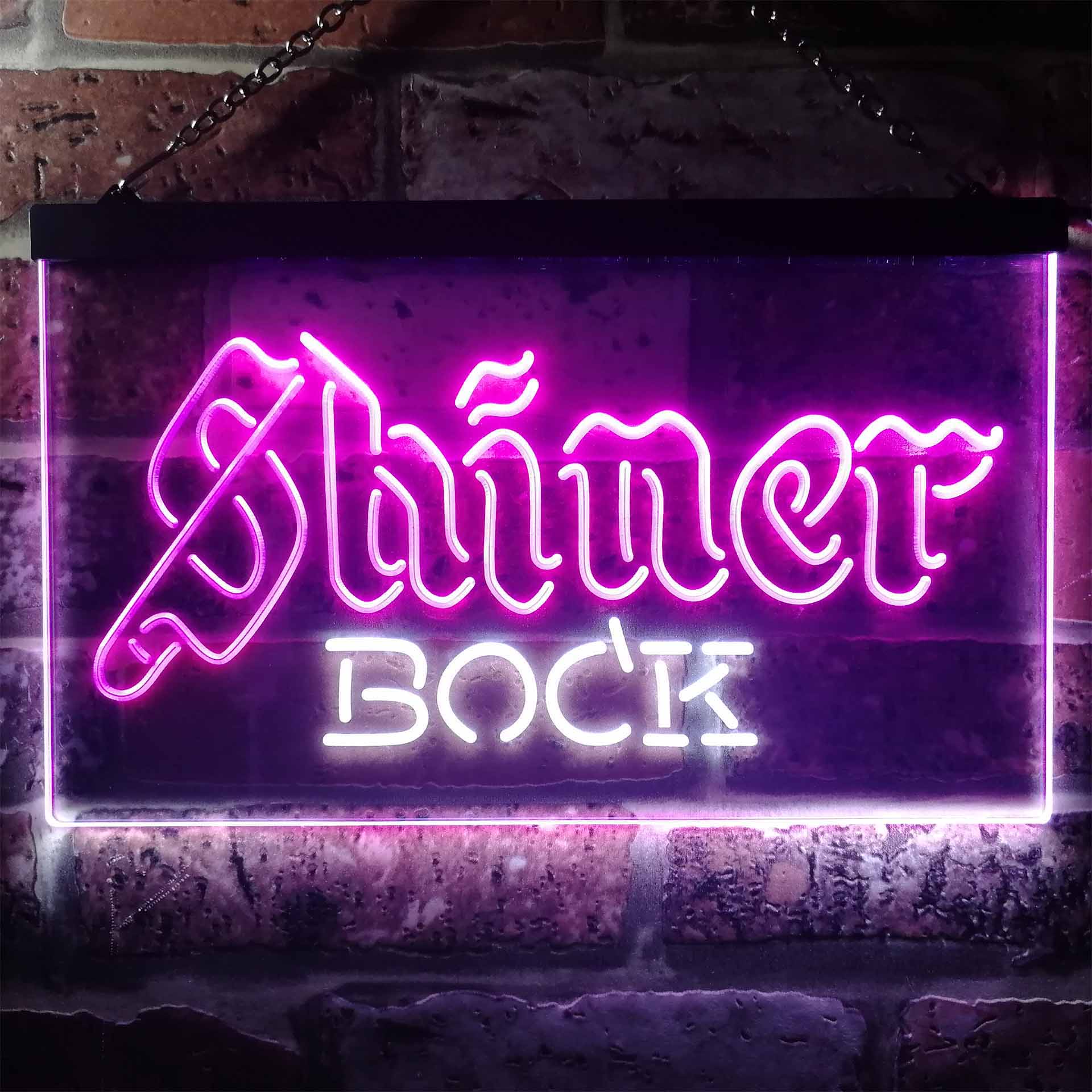 Shiner Bock Beer Home Bar Neon Light LED Sign - Image 6