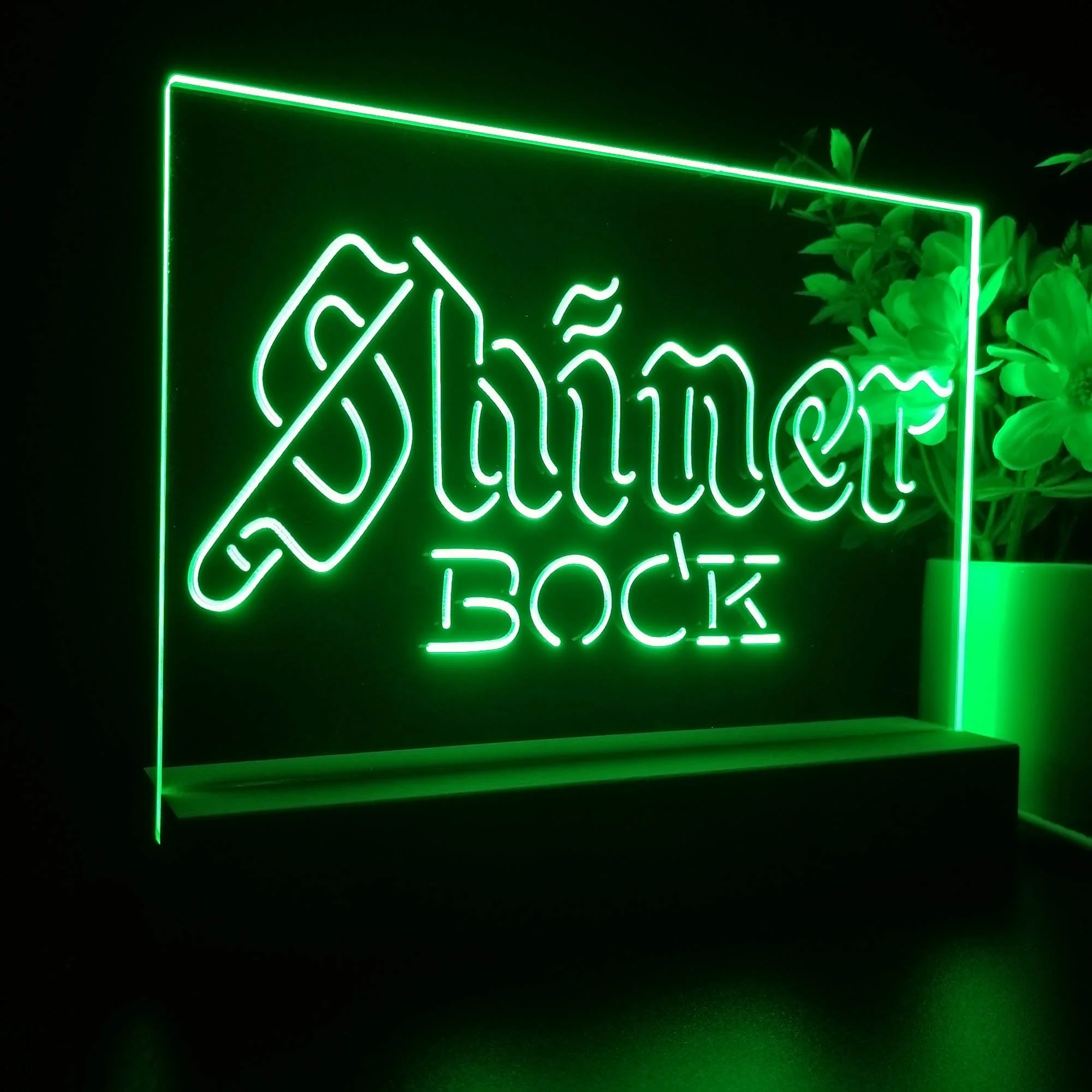 Shiner Bock Beer Neon Sign Pub Bar Lamp - Image 6