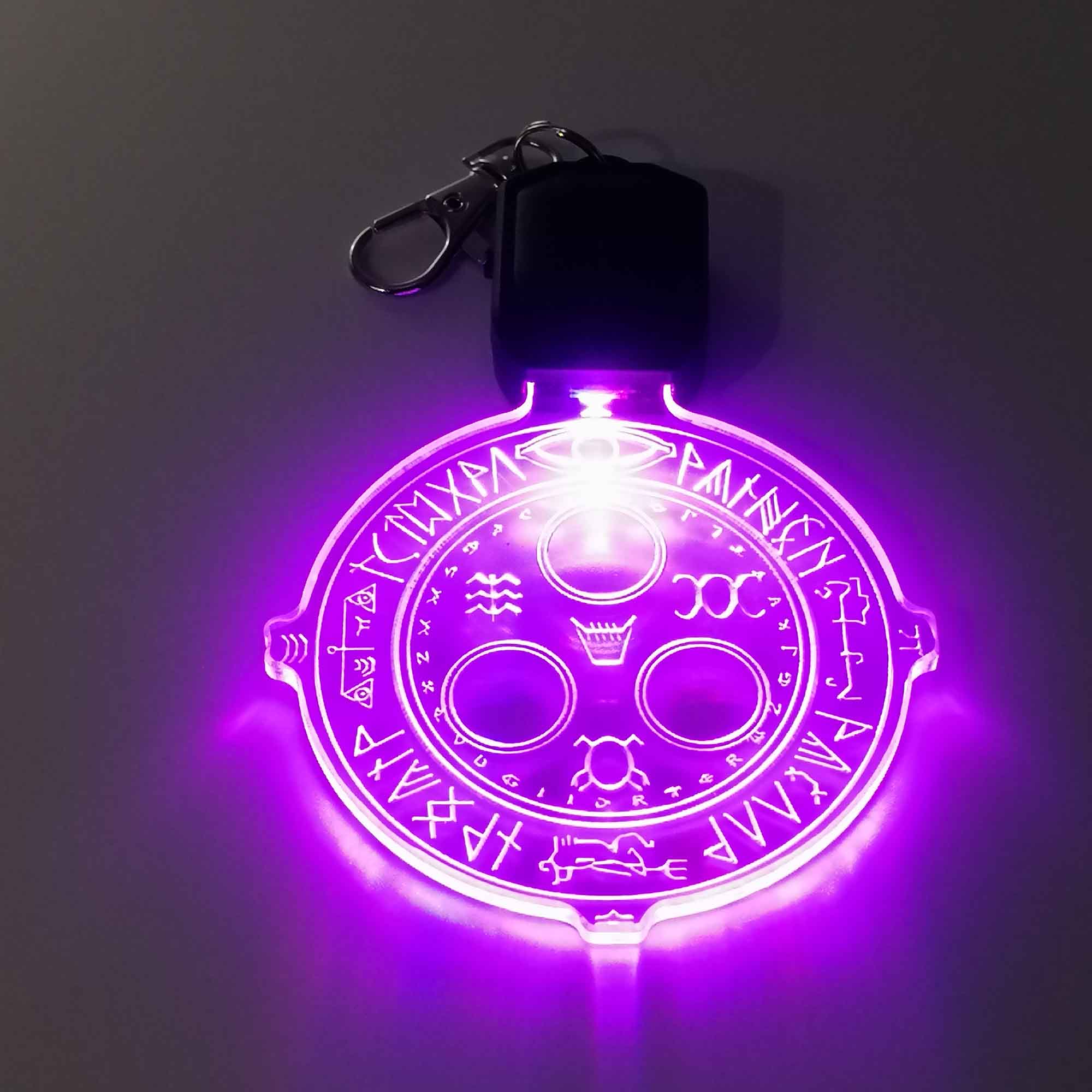 Silent Hills Halo of the Sun LED Light Acrylic Keychain , Christmas Tree Ornament - Image 3