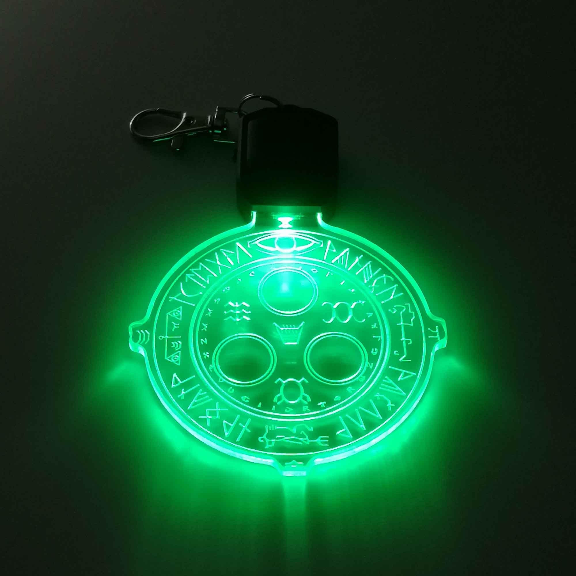 Silent Hills Halo of the Sun LED Light Acrylic Keychain , Christmas Tree Ornament - Image 4
