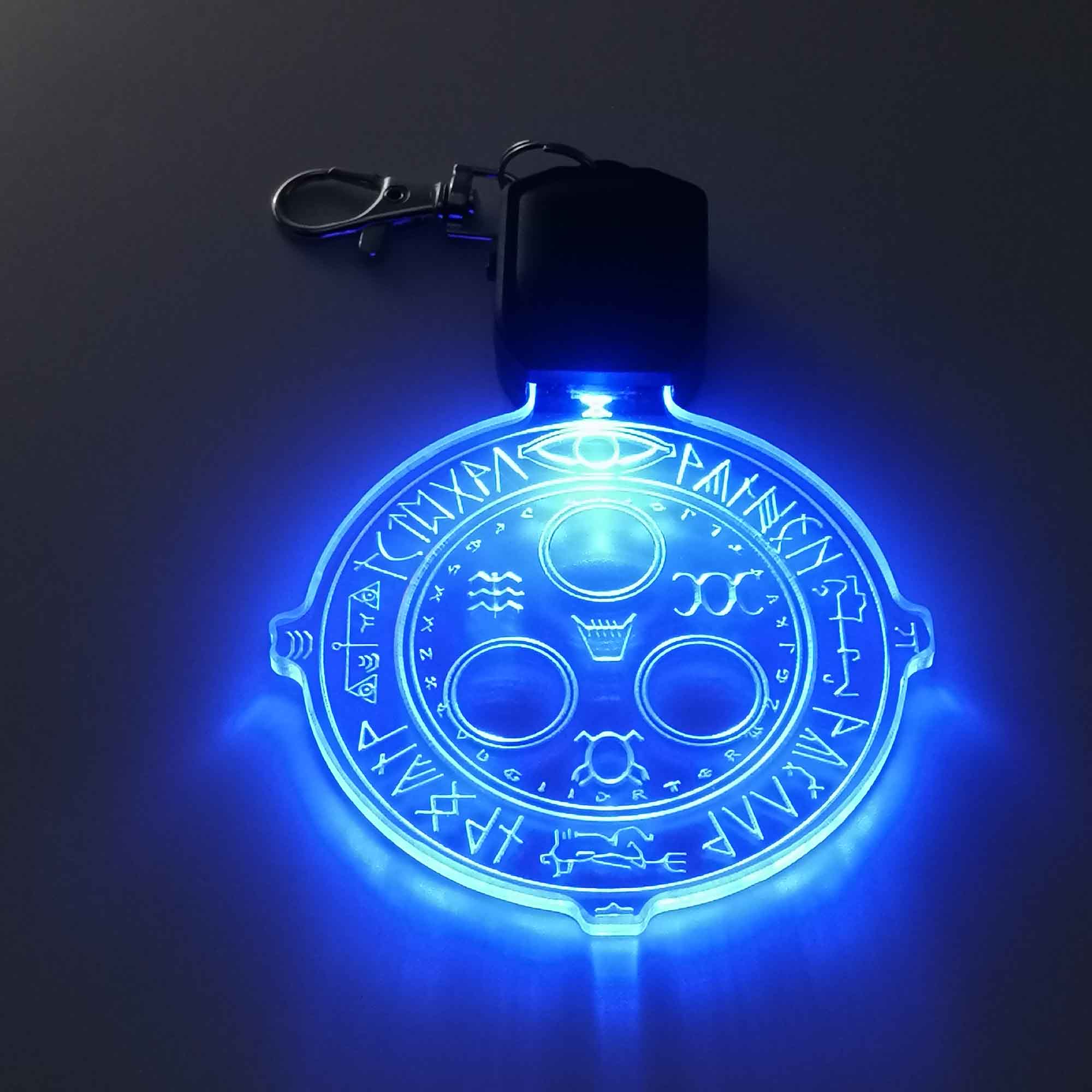 Silent Hills Halo of the Sun LED Light Acrylic Keychain , Christmas Tree Ornament - Image 5