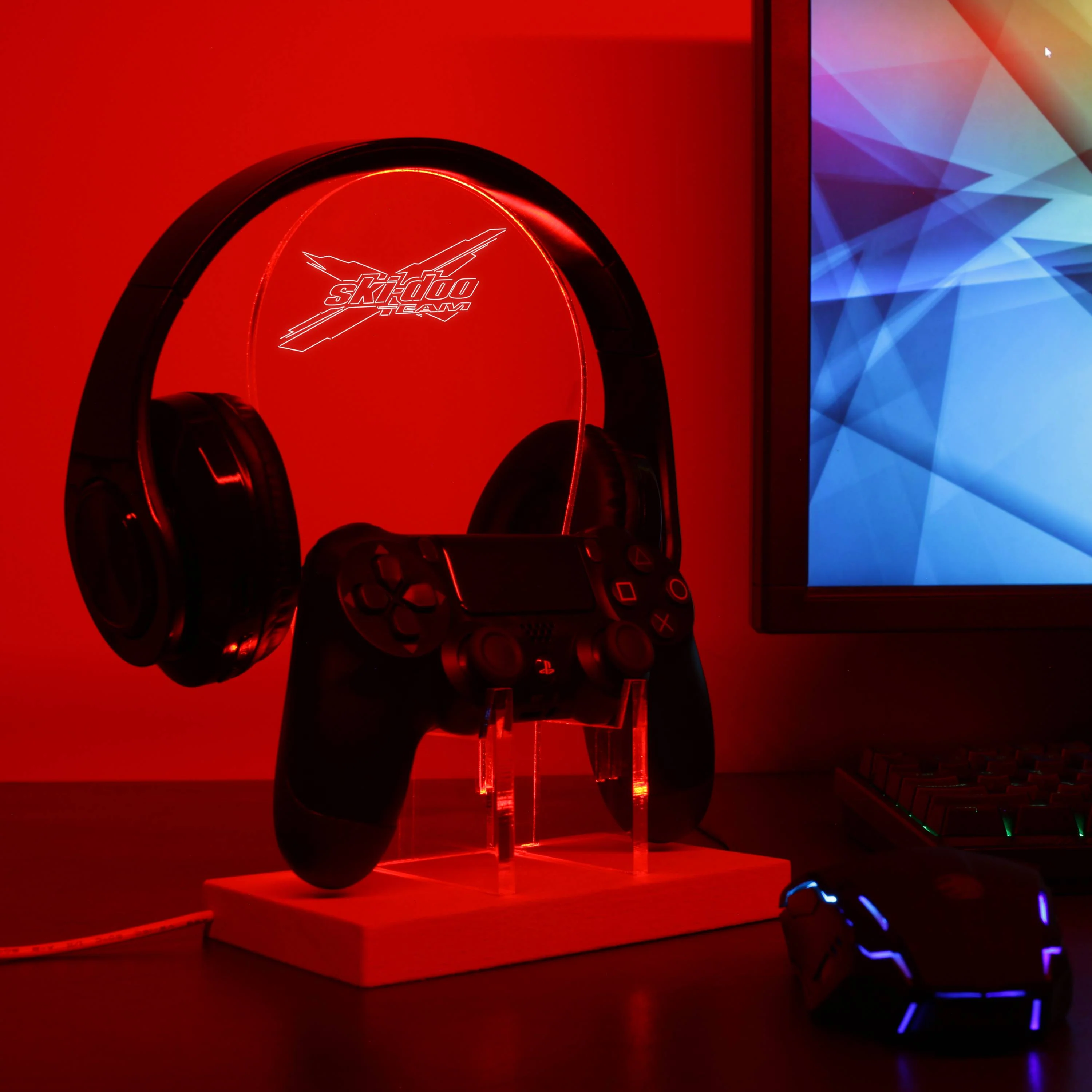 Ski-doo LED Gaming Headset Controller Stand