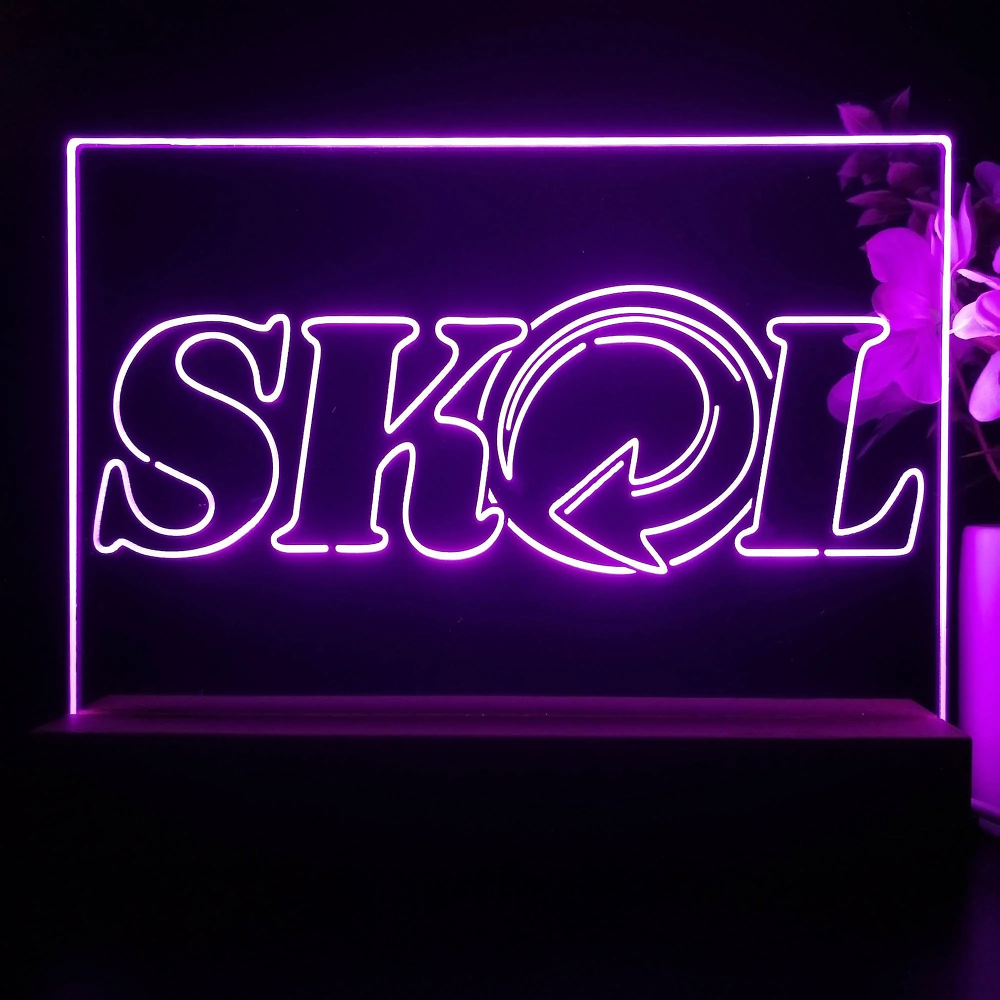 SKOL Bar Neon Sign Pub Bar Lamp