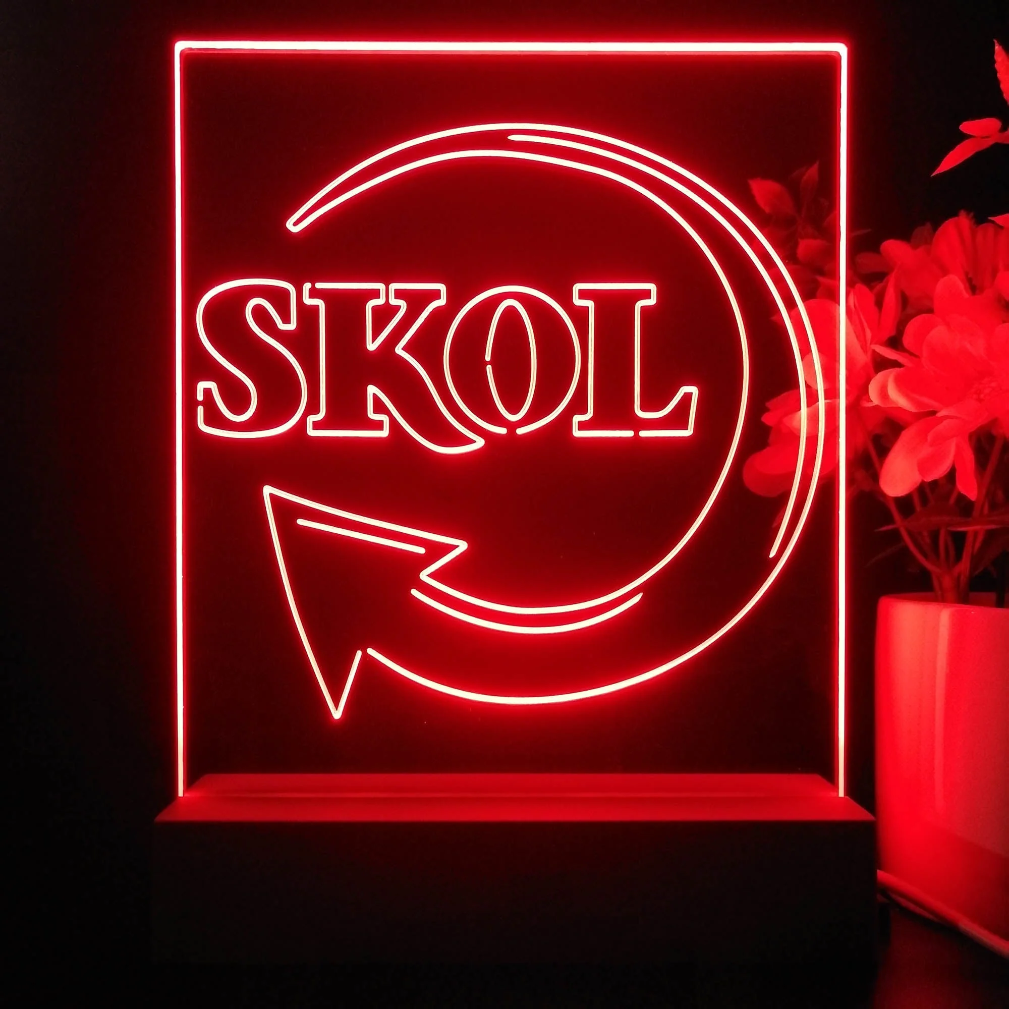 SKOL Bar 3D Illusion Night Light Desk Lamp - Image 3