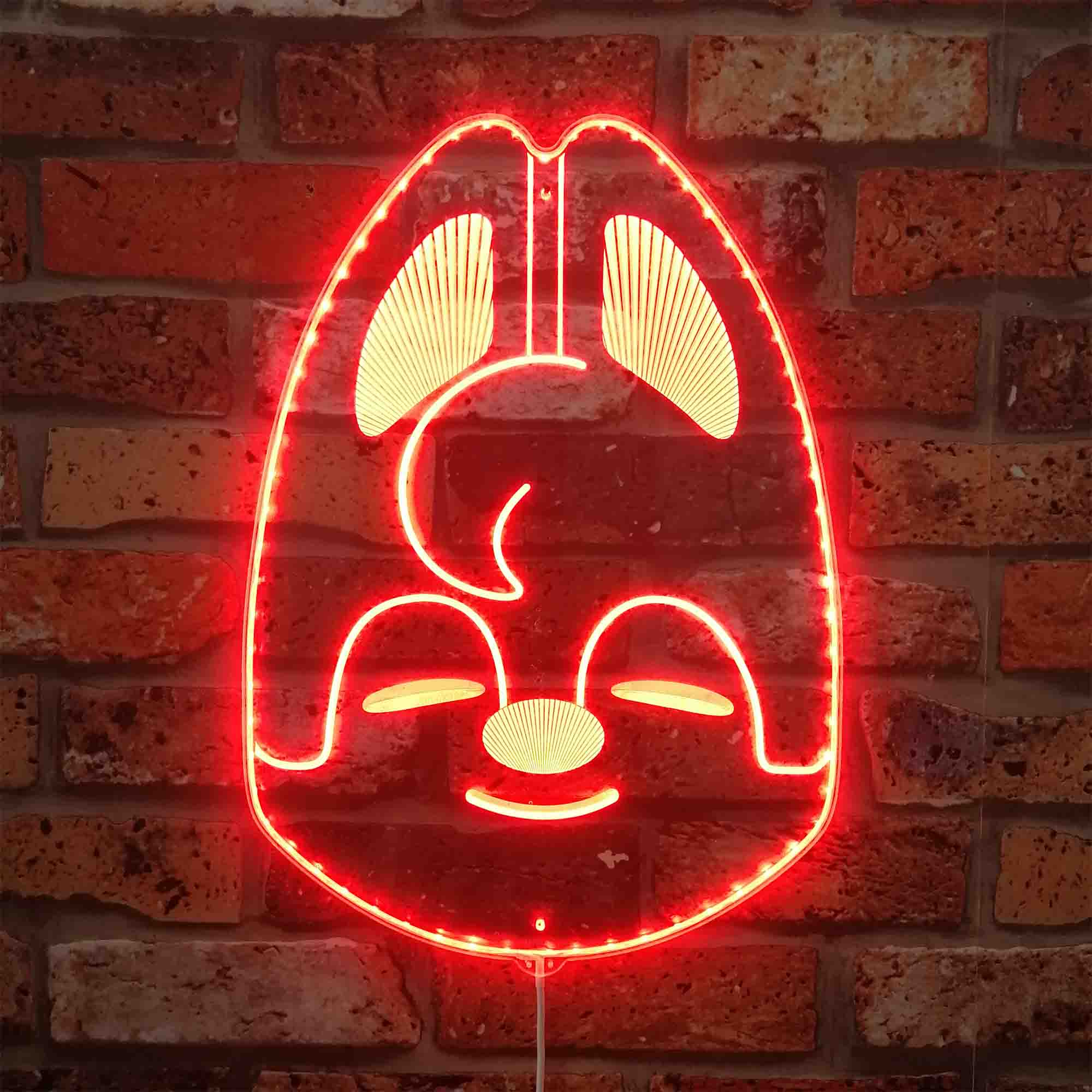 Skzoo Wolf Chan Neon LED Sign with Dynamic RGB Colors - Image 3