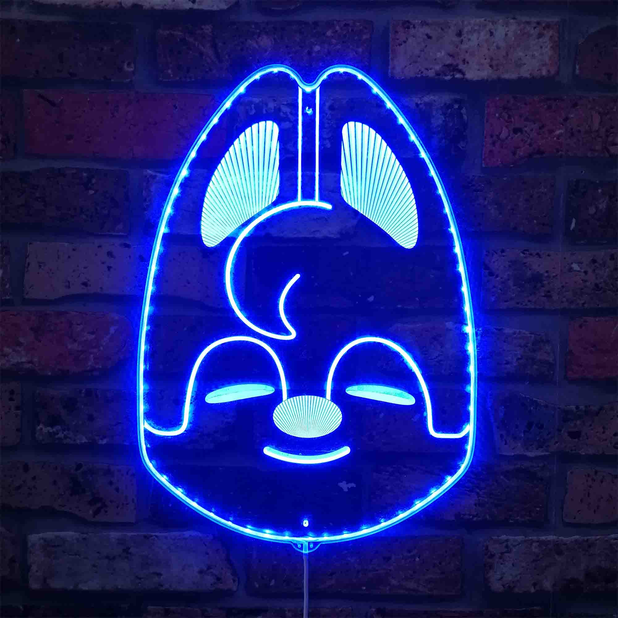 Skzoo Wolf Chan Neon LED Sign with Dynamic RGB Colors - Image 4