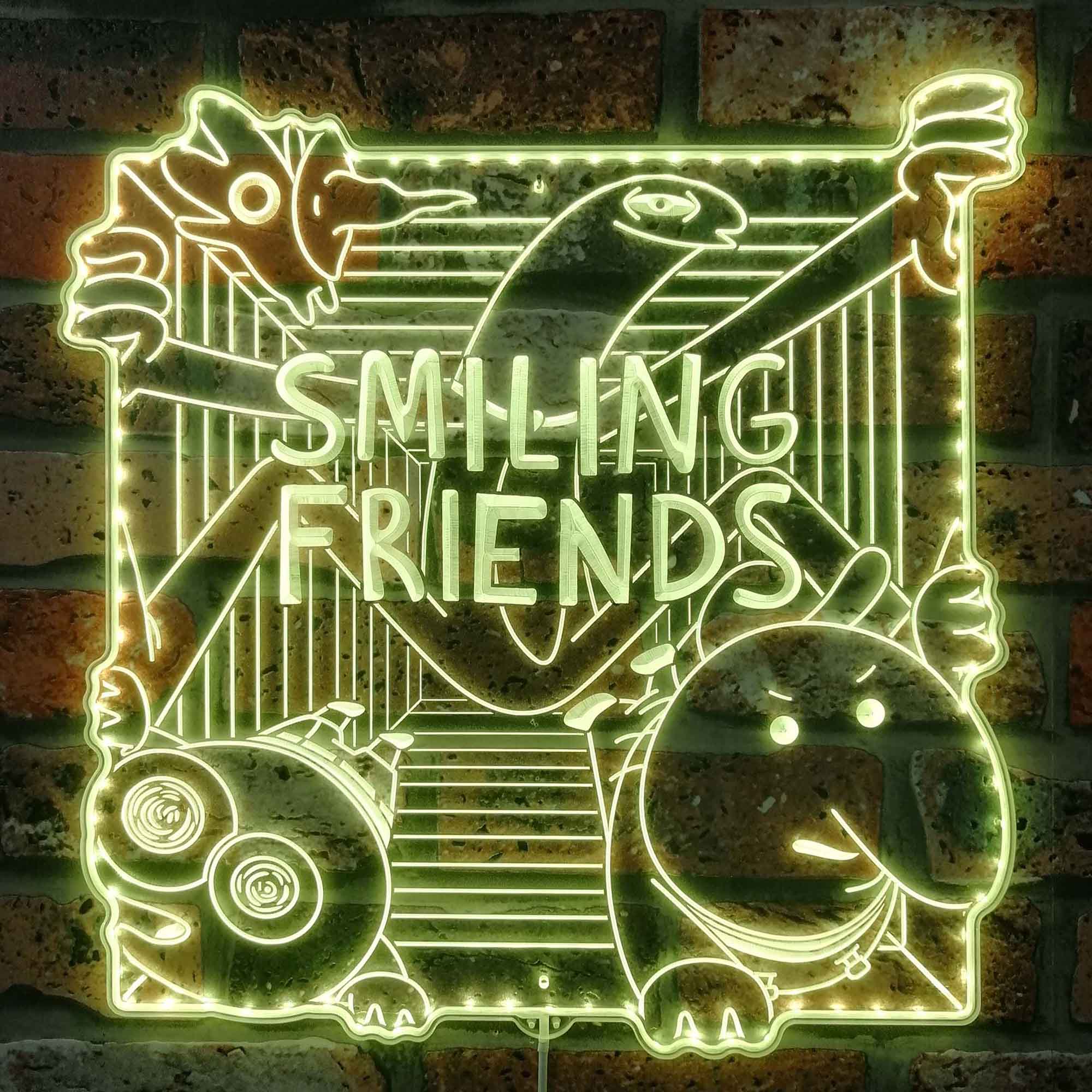 Smiling Friends Neon LED Sign with Dynamic RGB Colors - Image 7