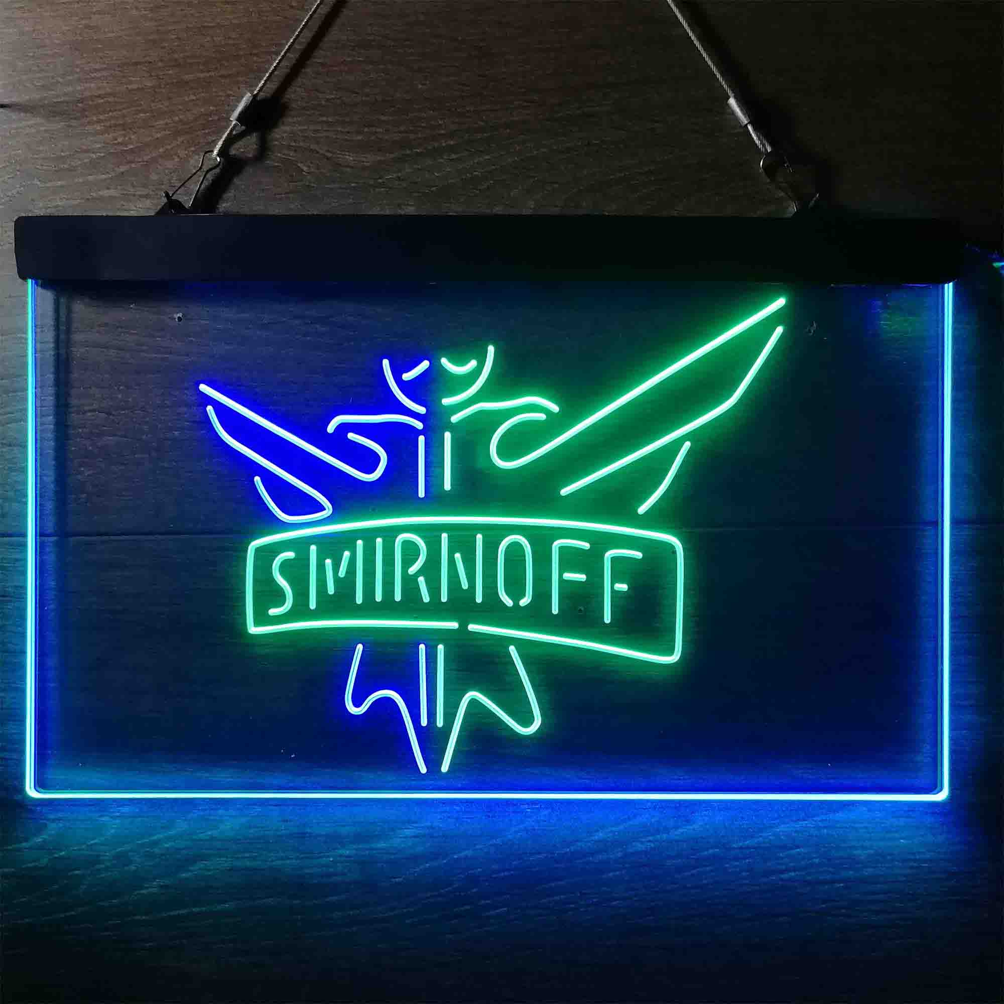 Smirnoff Beverages Home Bar Neon Light LED Sign - Image 2