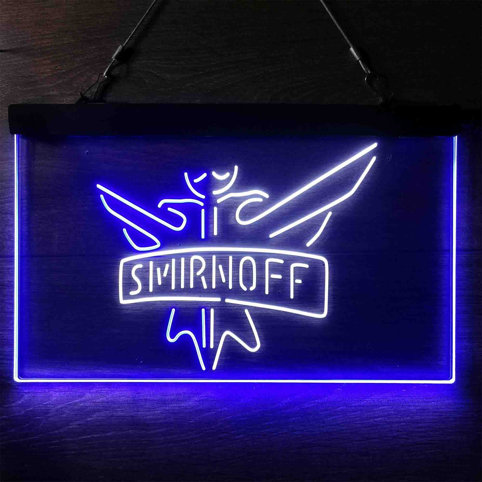 Smirnoff Beverages Home Bar Neon Light LED Sign - Image 4
