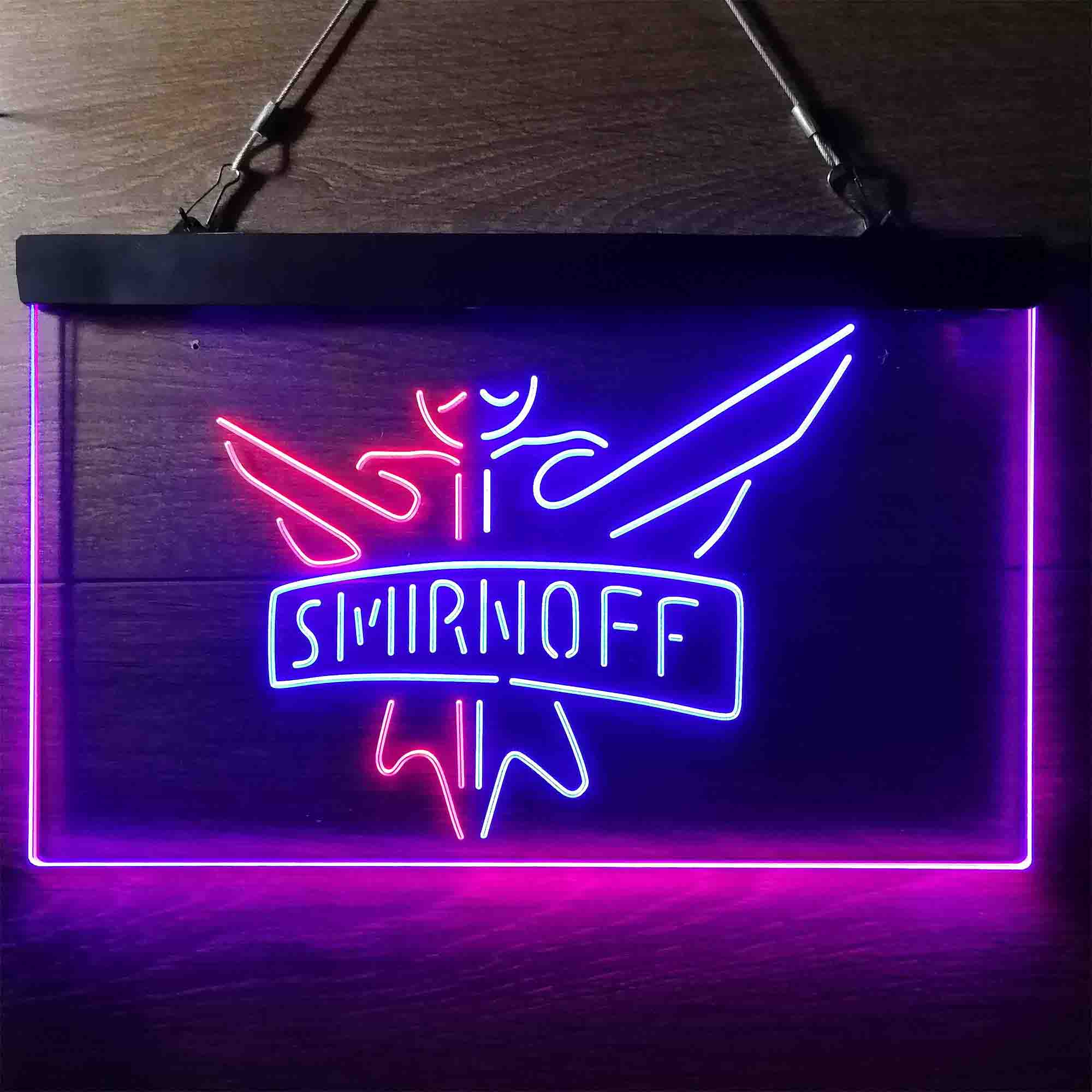 Smirnoff Beverages Home Bar Neon Light LED Sign - Image 7