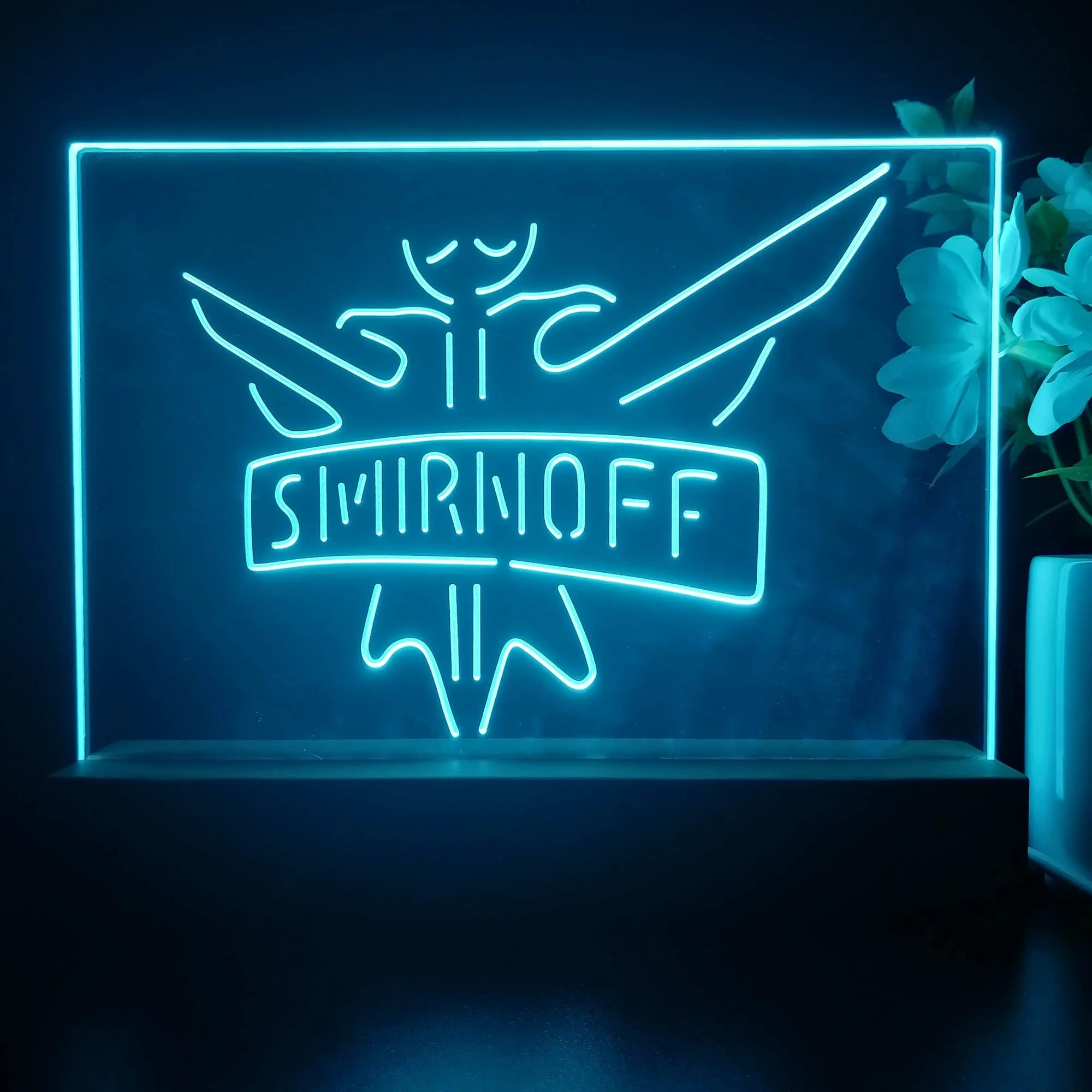 Smirnoff Beverages Neon Sign Pub Bar Decor Lamp - Image 2