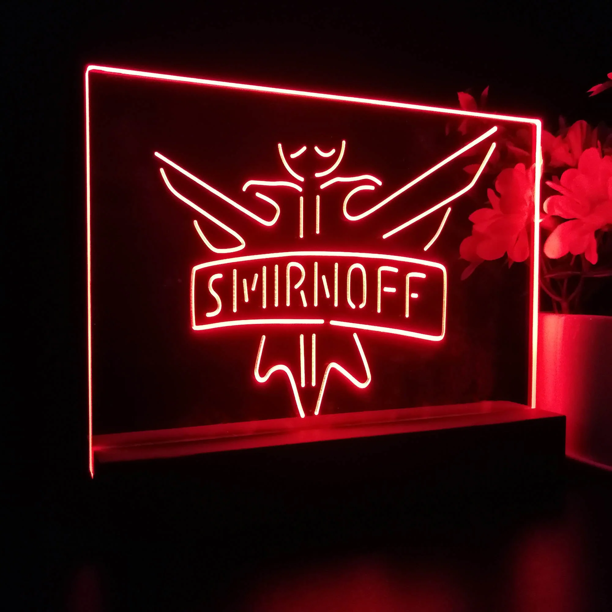 Smirnoff Beverages Neon Sign Pub Bar Decor Lamp - Image 7