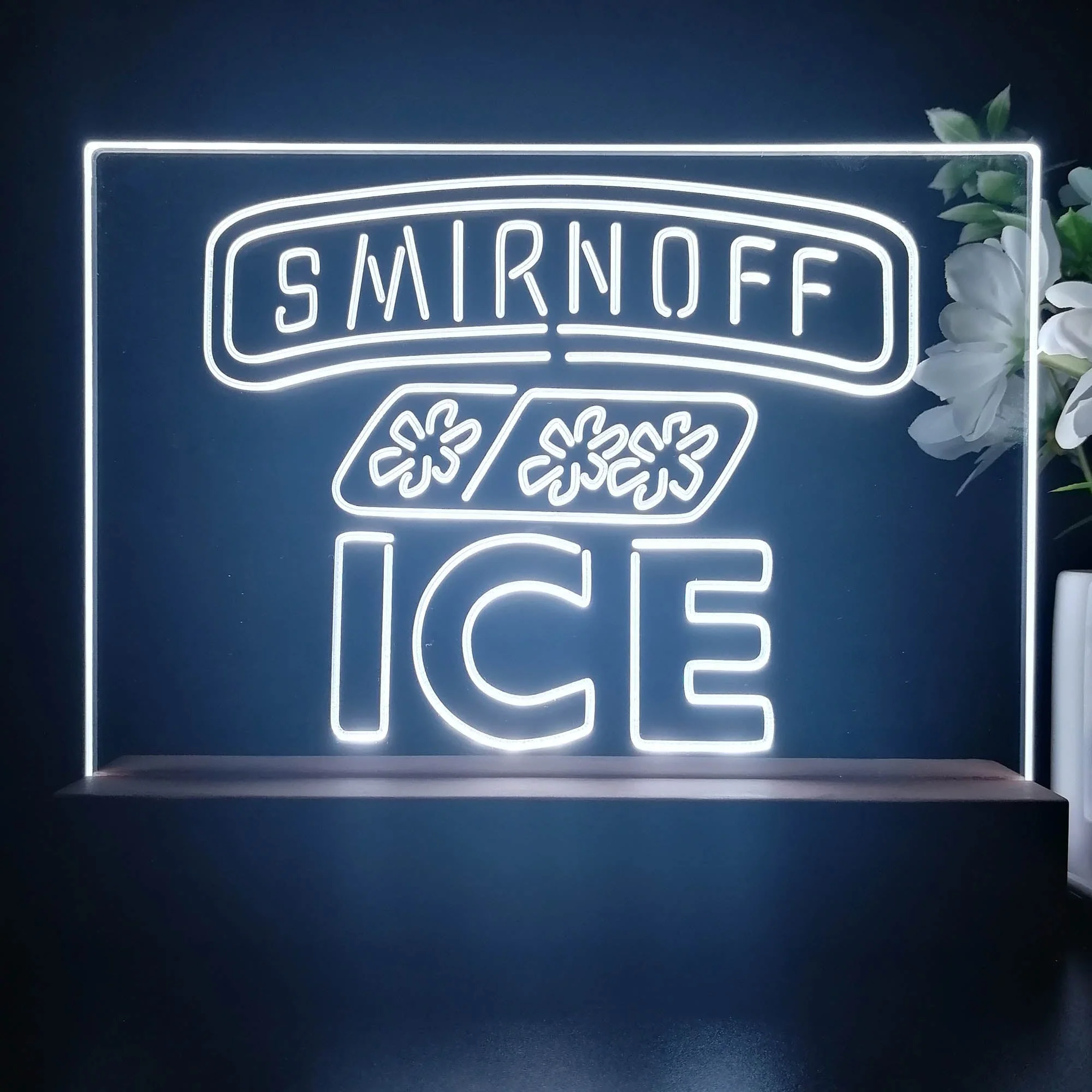 Smirnoff Ice Beverages Neon Sign Pub Bar Decor Lamp - Image 2