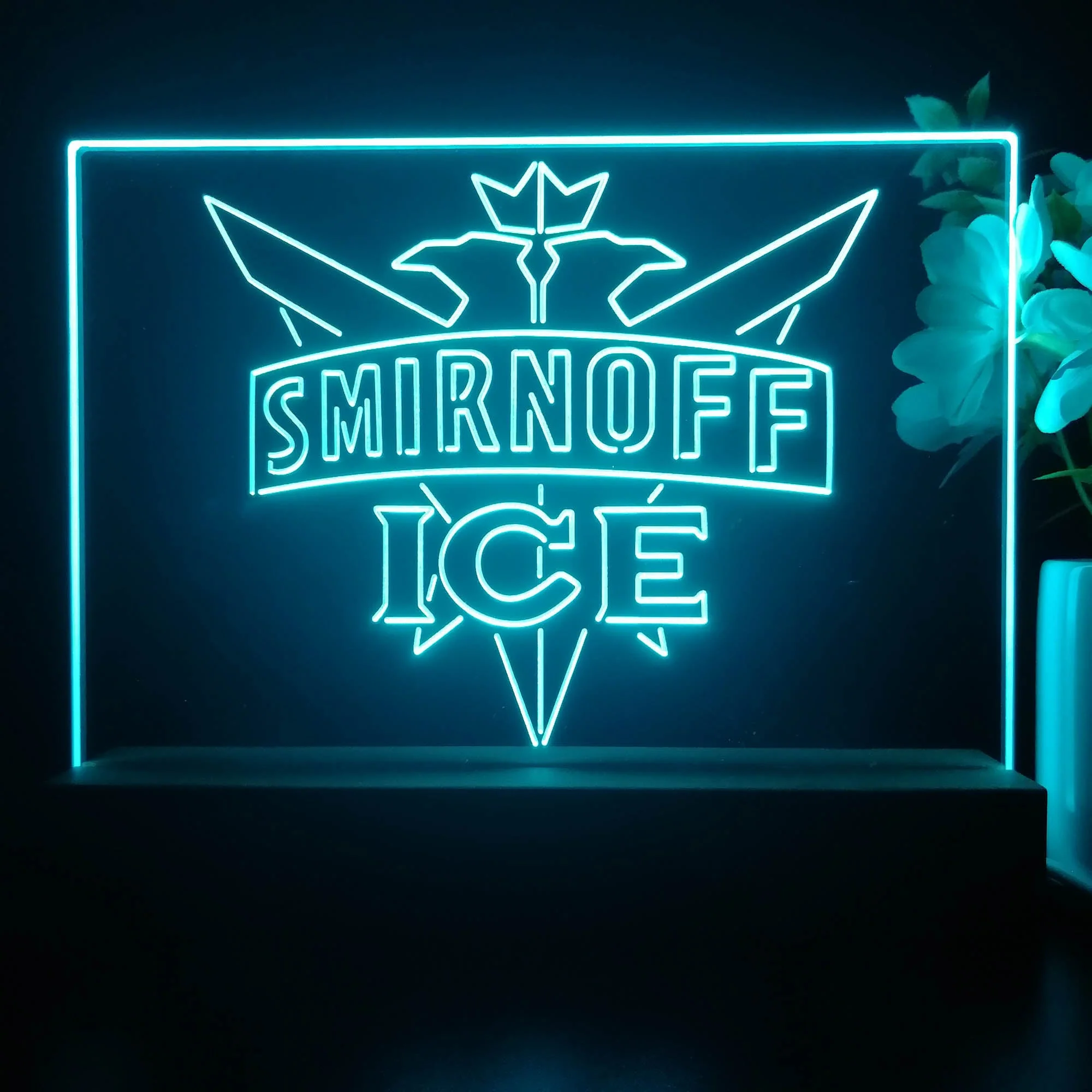 Smirnoff Vodka Bar Neon Sign Pub Bar Decor Lamp - Image 4