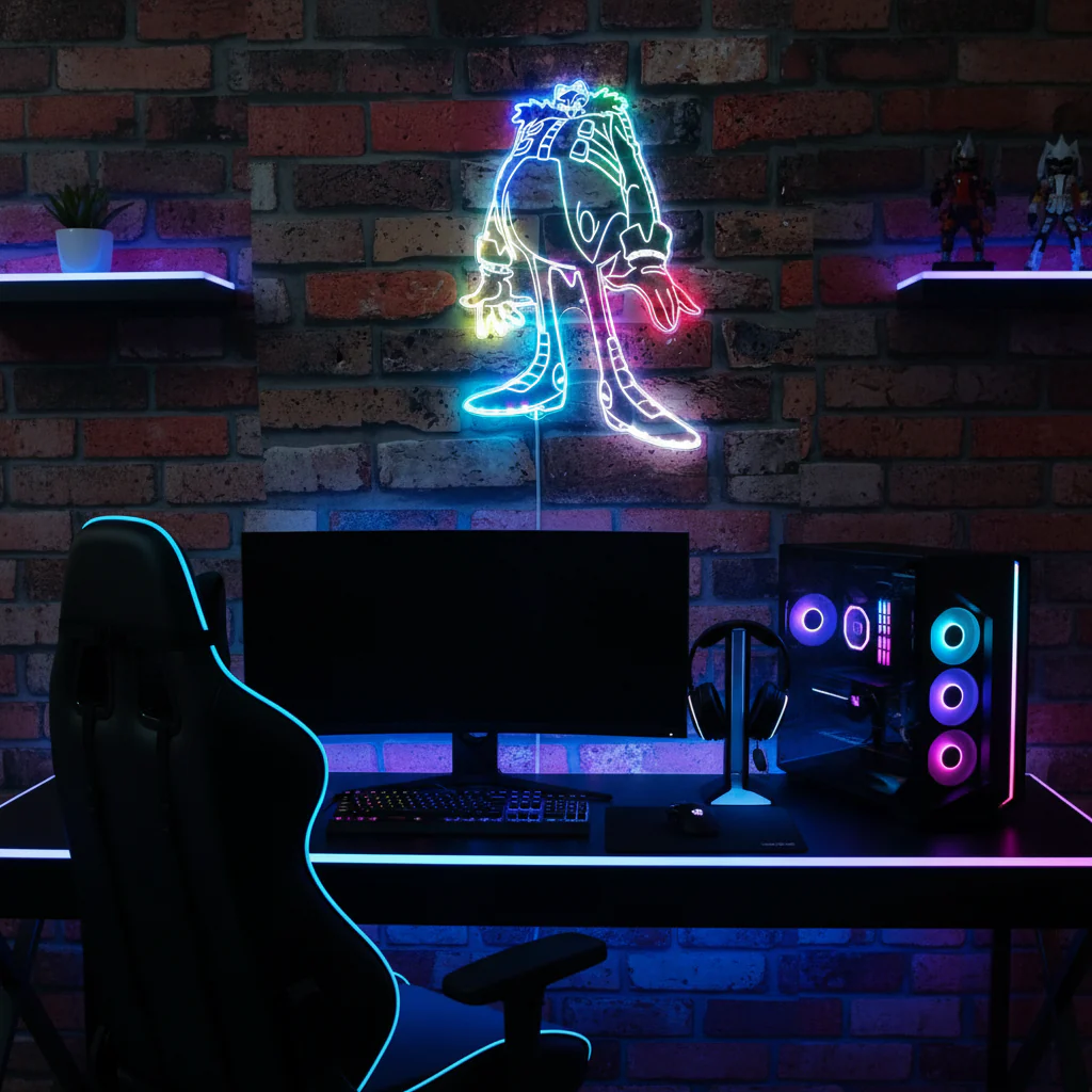 Sonic Dr Eggman Neon LED Sign with Dynamic RGB Colors - Image 8