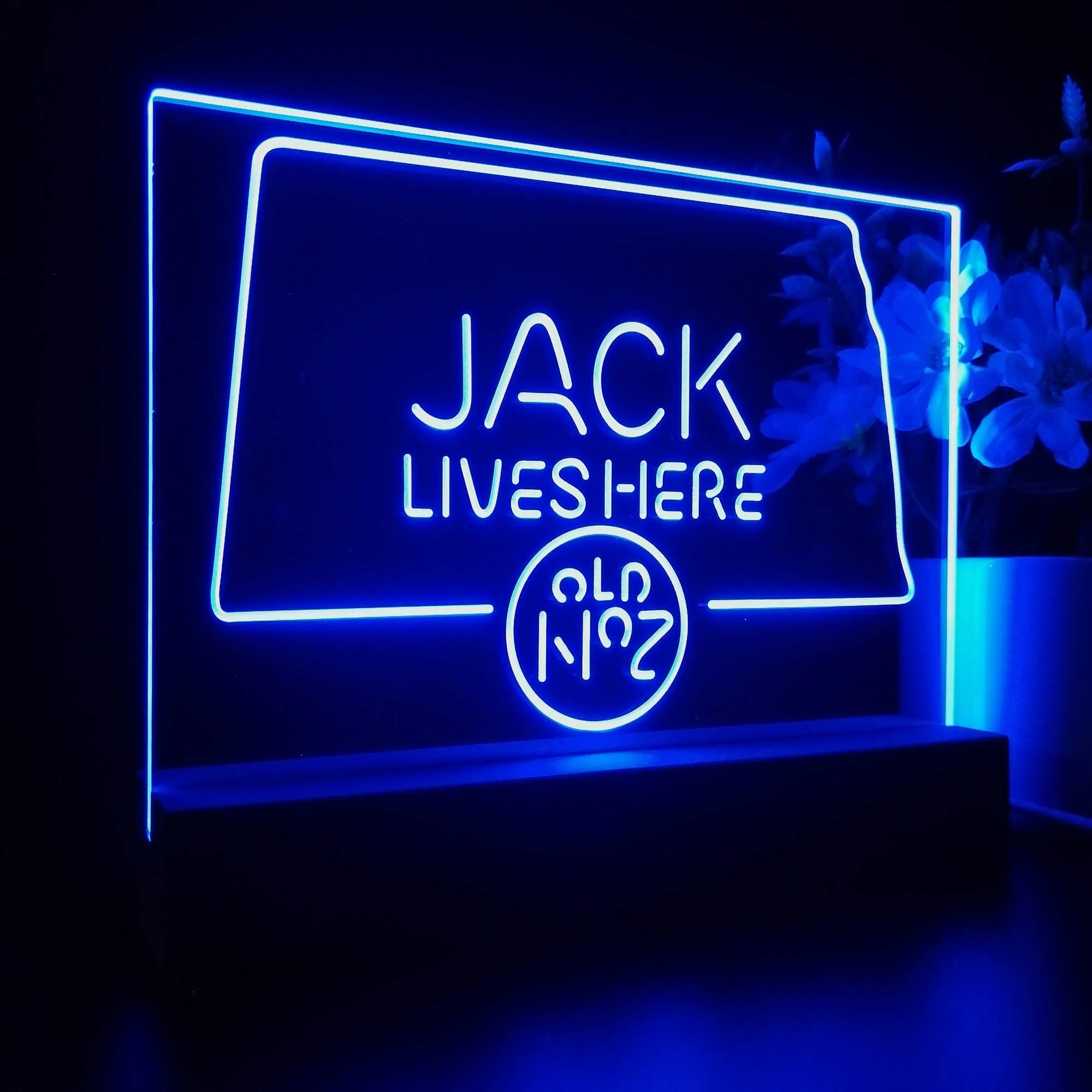 South Dakota Jack Lives Here Neon Sign Pub Bar Lamp - Image 5