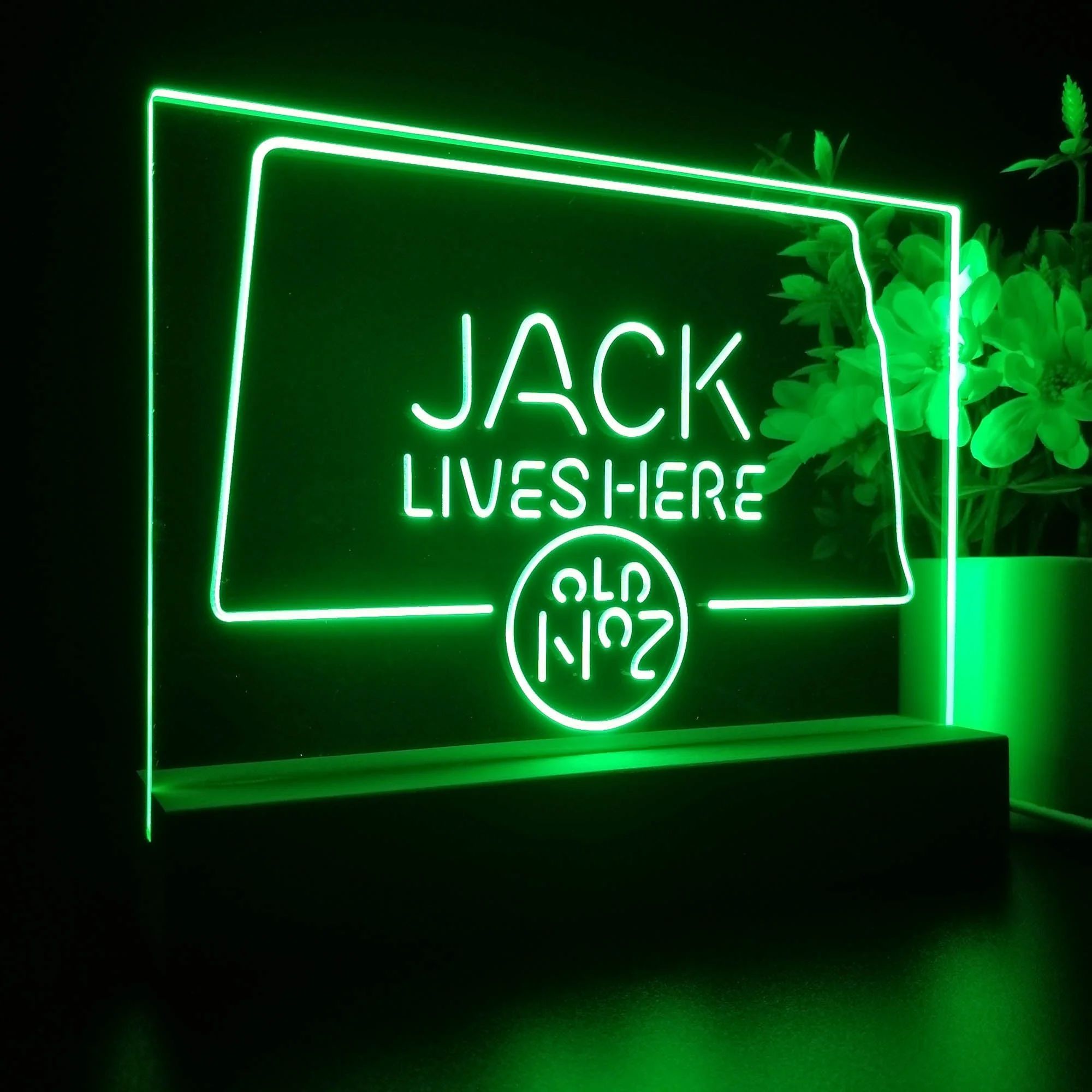 South Dakota Jack Lives Here Neon Sign Pub Bar Lamp - Image 7