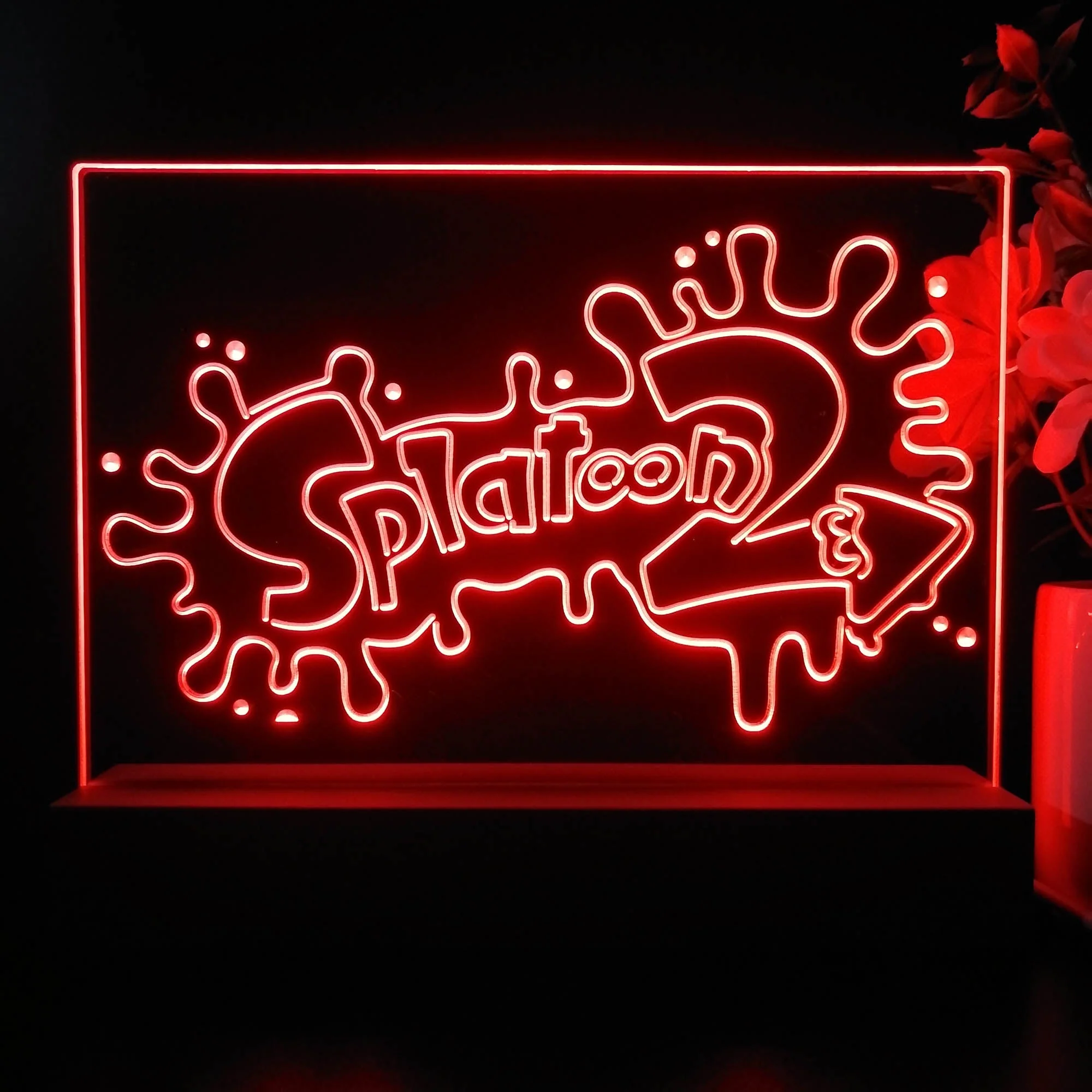 Splatoon 2 Neon Sign Game Room Lamp - Image 2