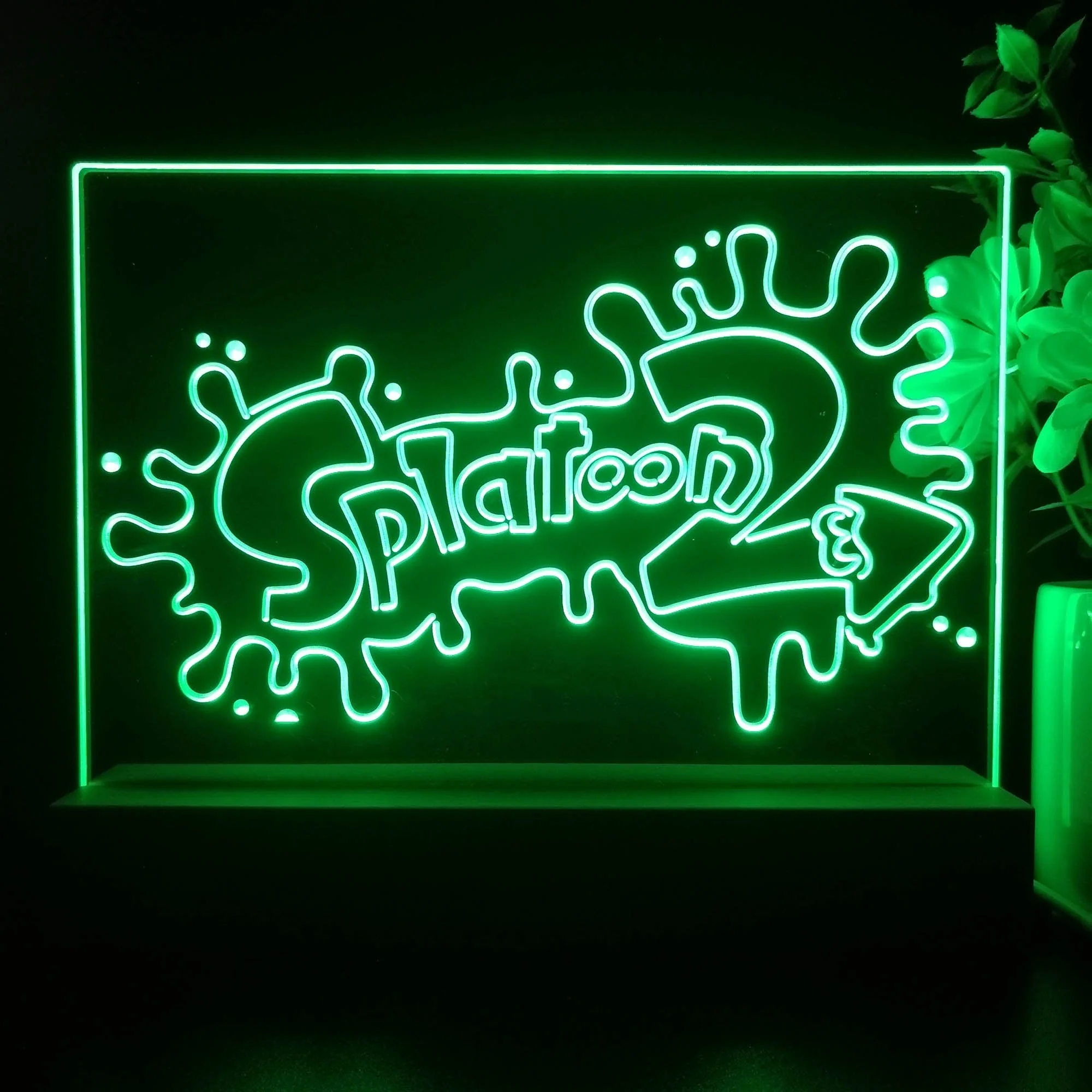 Splatoon 2 Neon Sign Game Room Lamp - Image 4