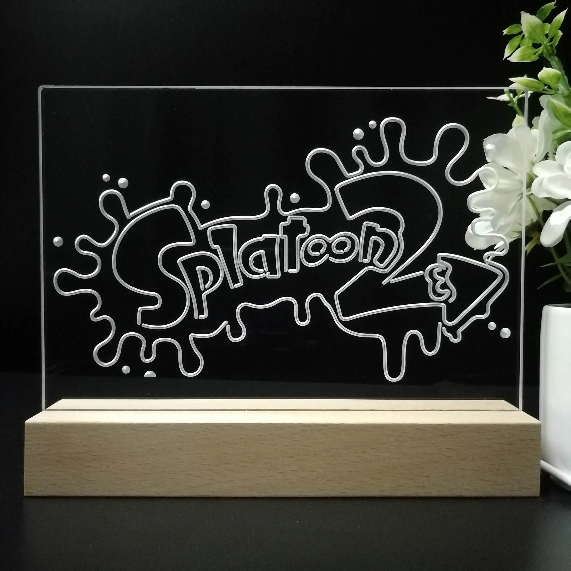 Splatoon 2 Neon Sign Game Room Lamp - Image 8