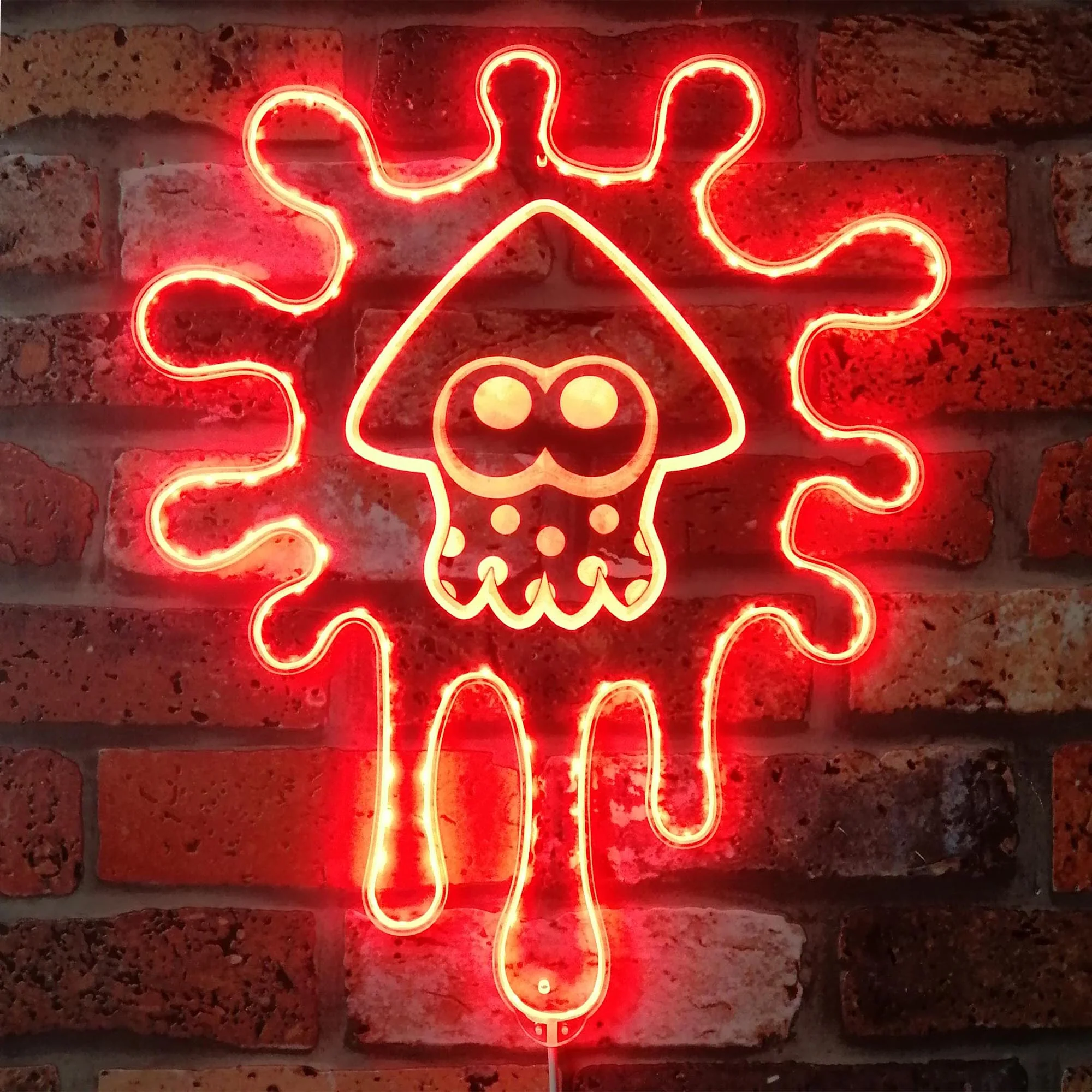Splatoon Squid Cartoon Neon LED Sign with Dynamic RGB Colors - Image 3