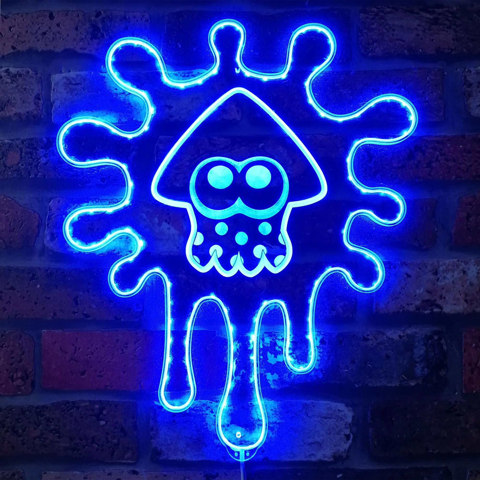 Splatoon Squid Cartoon Neon LED Sign with Dynamic RGB Colors - Image 4