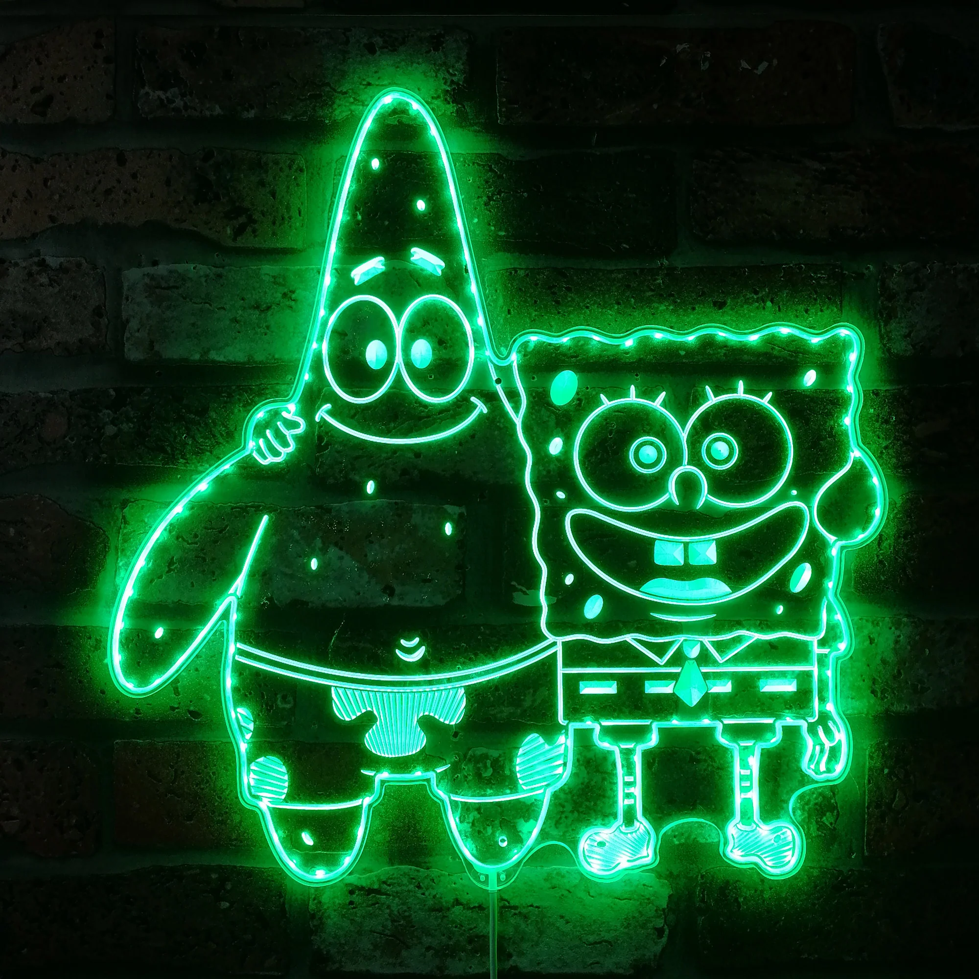 Spongebob Neon LED Sign with Dynamic RGB Colors - Image 6