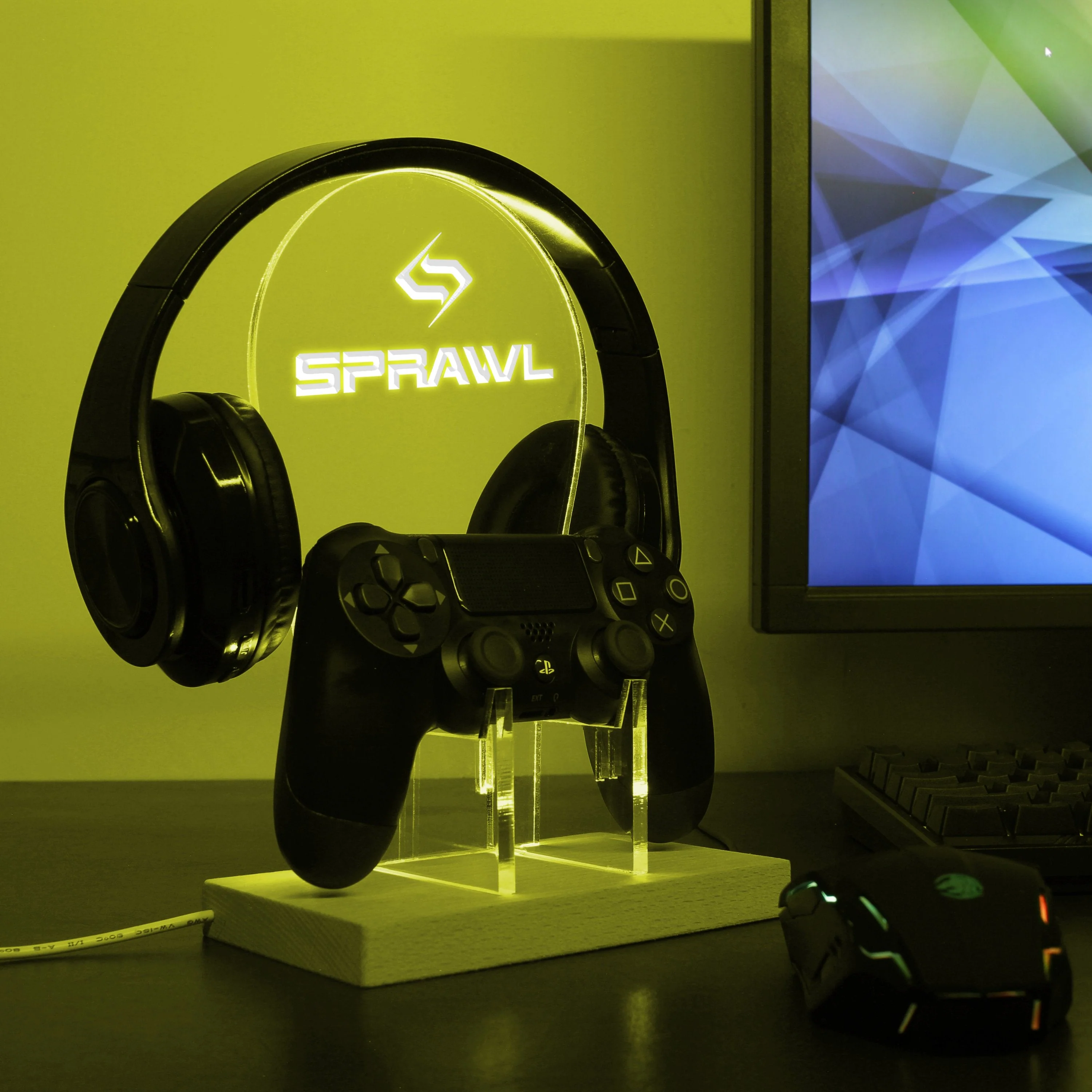 SPRAWL LED Gaming Headset Controller Stand - Image 2