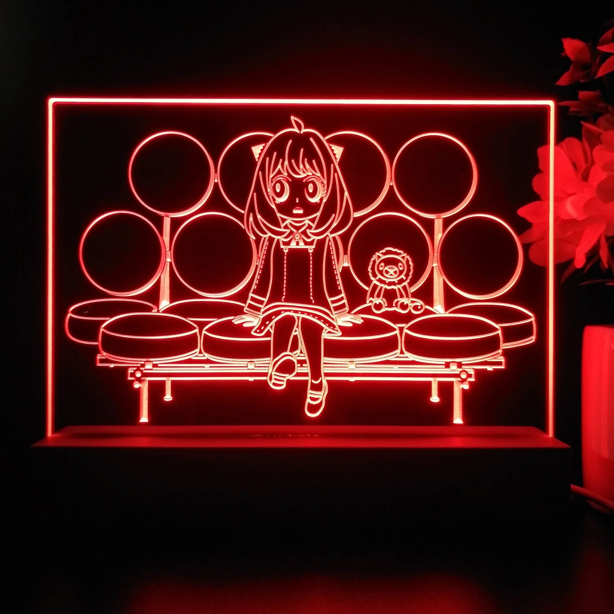 Spy × Family Anya Forger LED Sign Lamp Display - Image 3