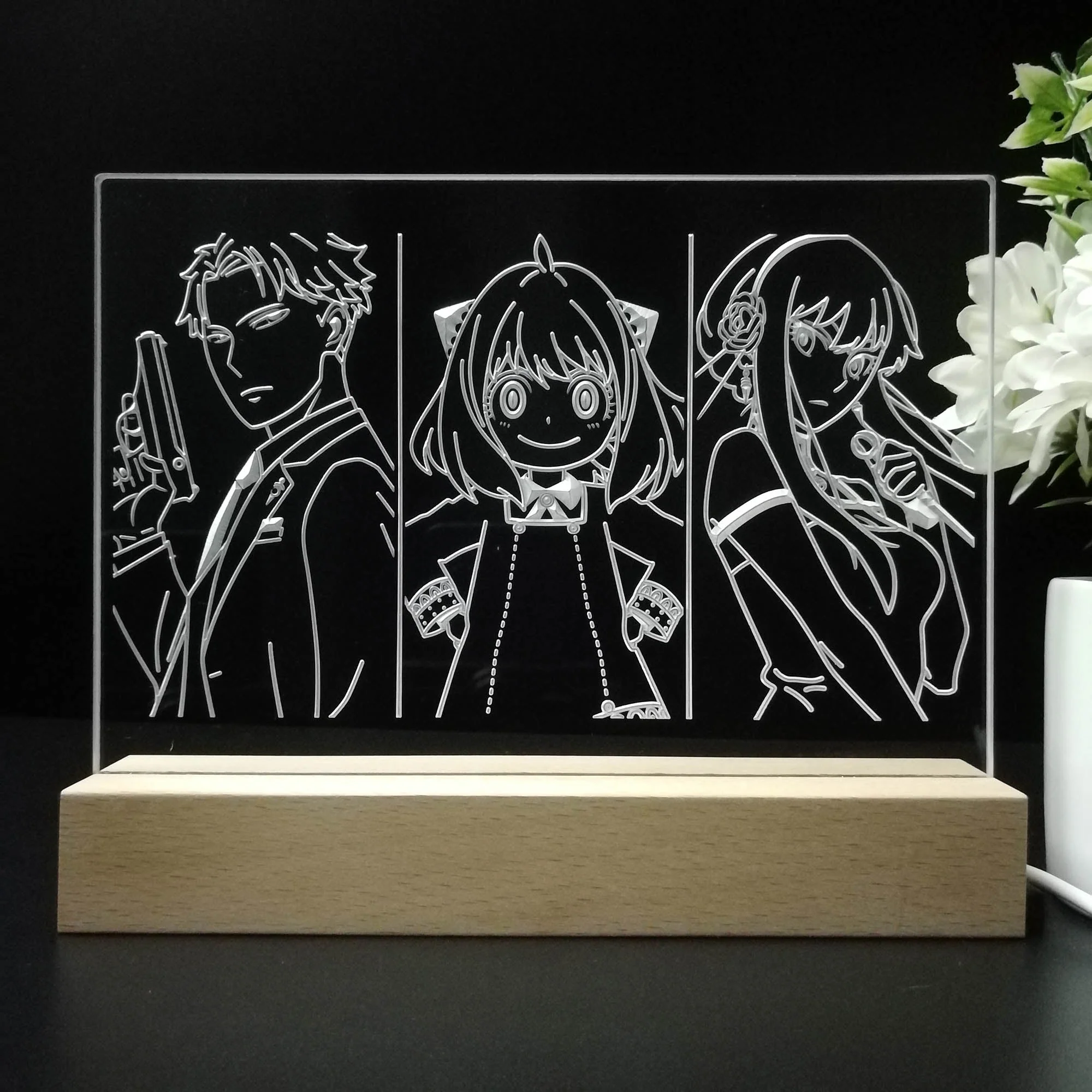 Spy × Family Anime LED Sign Lamp Display - Image 8