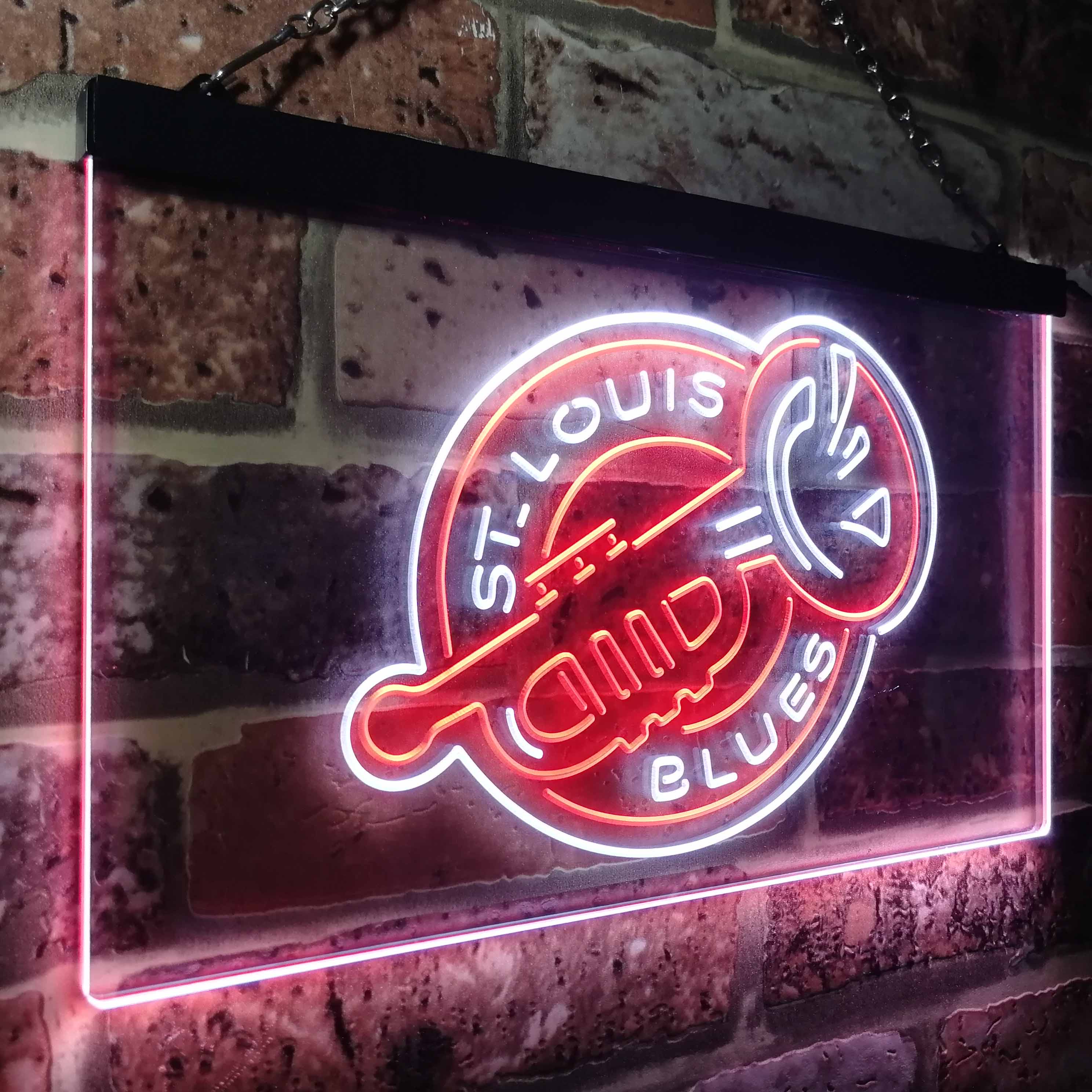 St Louis Blues Ice Hockey Neon-Like LED Sign - Image 16