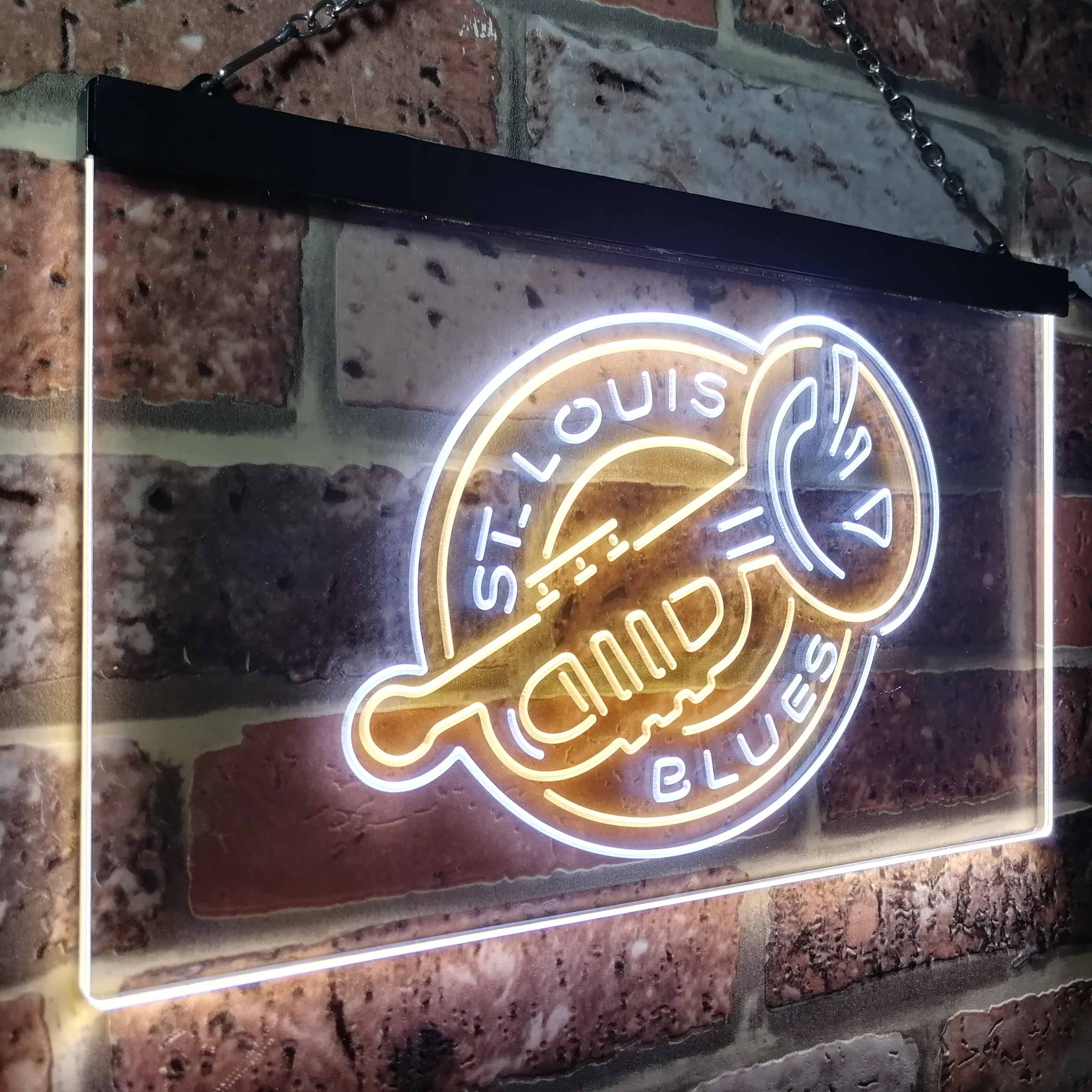 St Louis Blues Ice Hockey Neon-Like LED Sign - Image 21