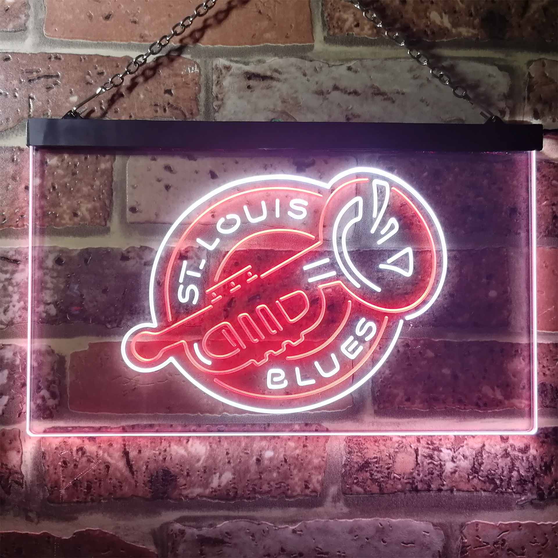St Louis Blues Ice Hockey Neon-Like LED Sign - Image 3