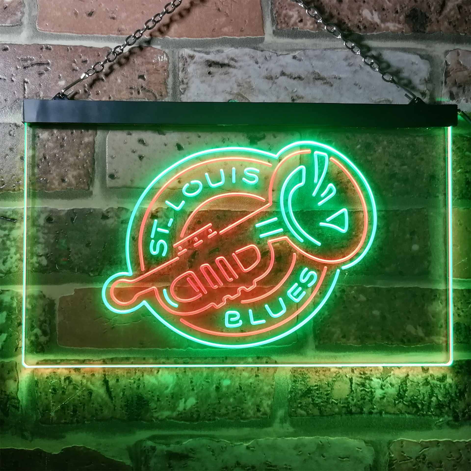 St Louis Blues Ice Hockey Neon-Like LED Sign - Image 9