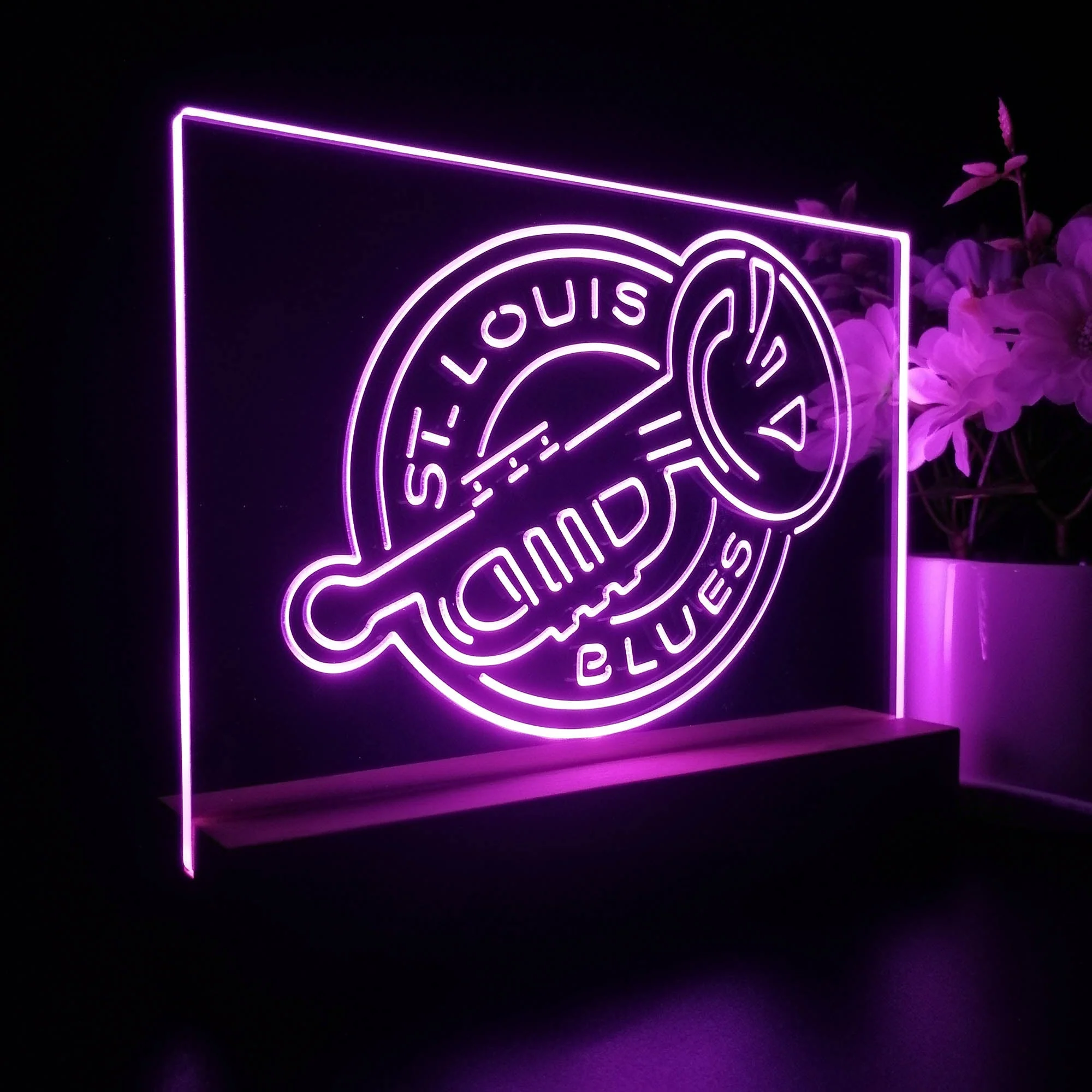 St Louis Blues Night Light Pub Bar Lamp - Image 5