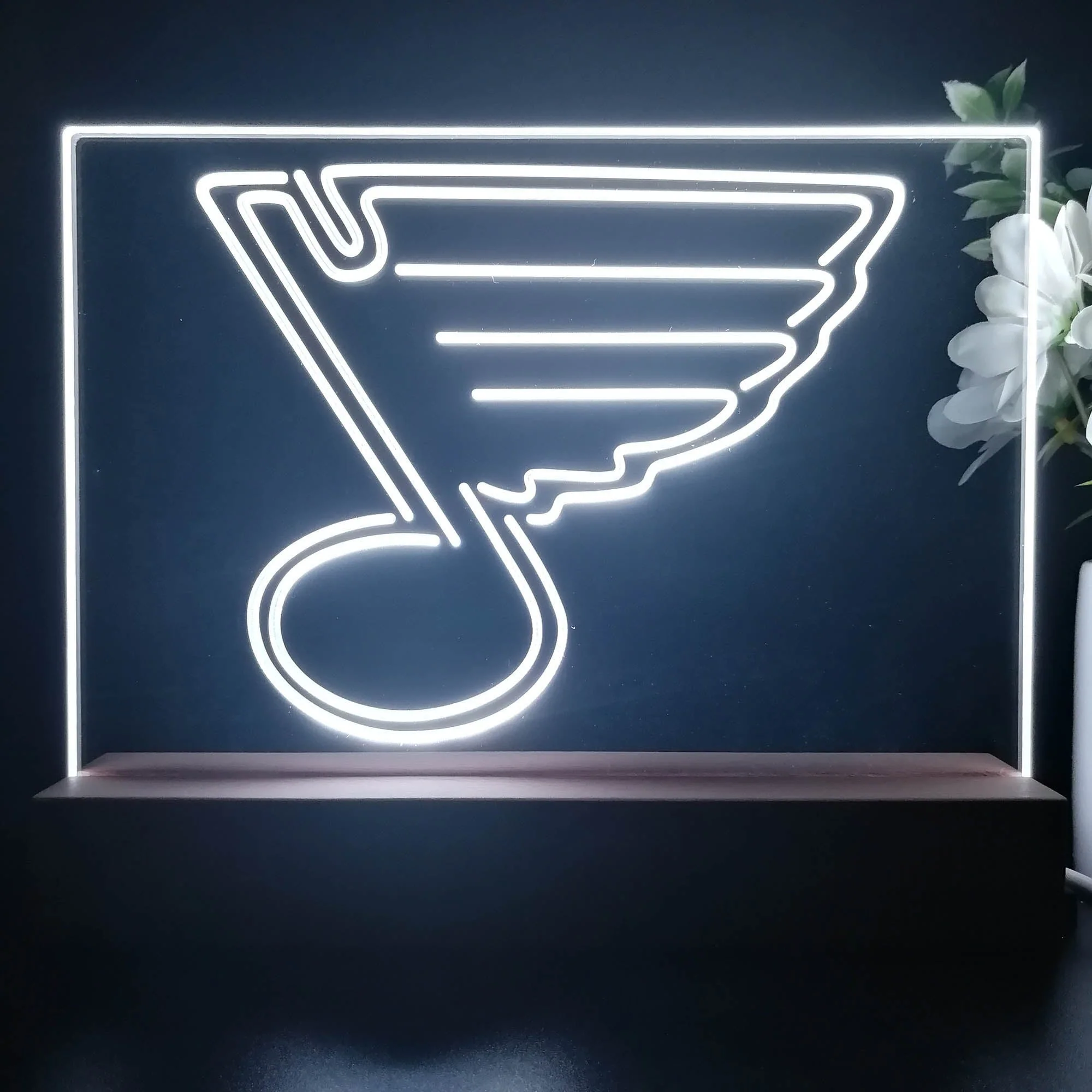 St Louis Blues 3D Illusion Night Light Desk Lamp - Image 4