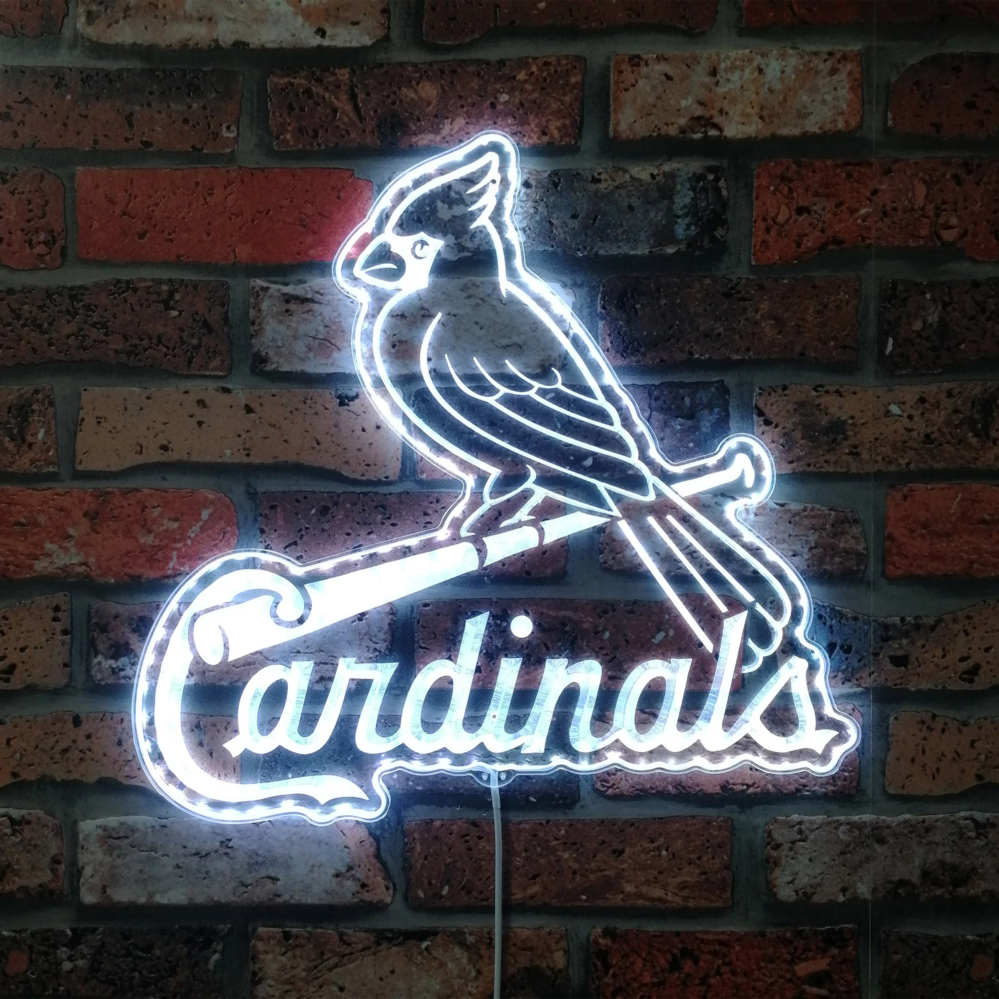 St. Louis Cardinals Neon LED Sign with Dynamic RGB Colors - Image 5