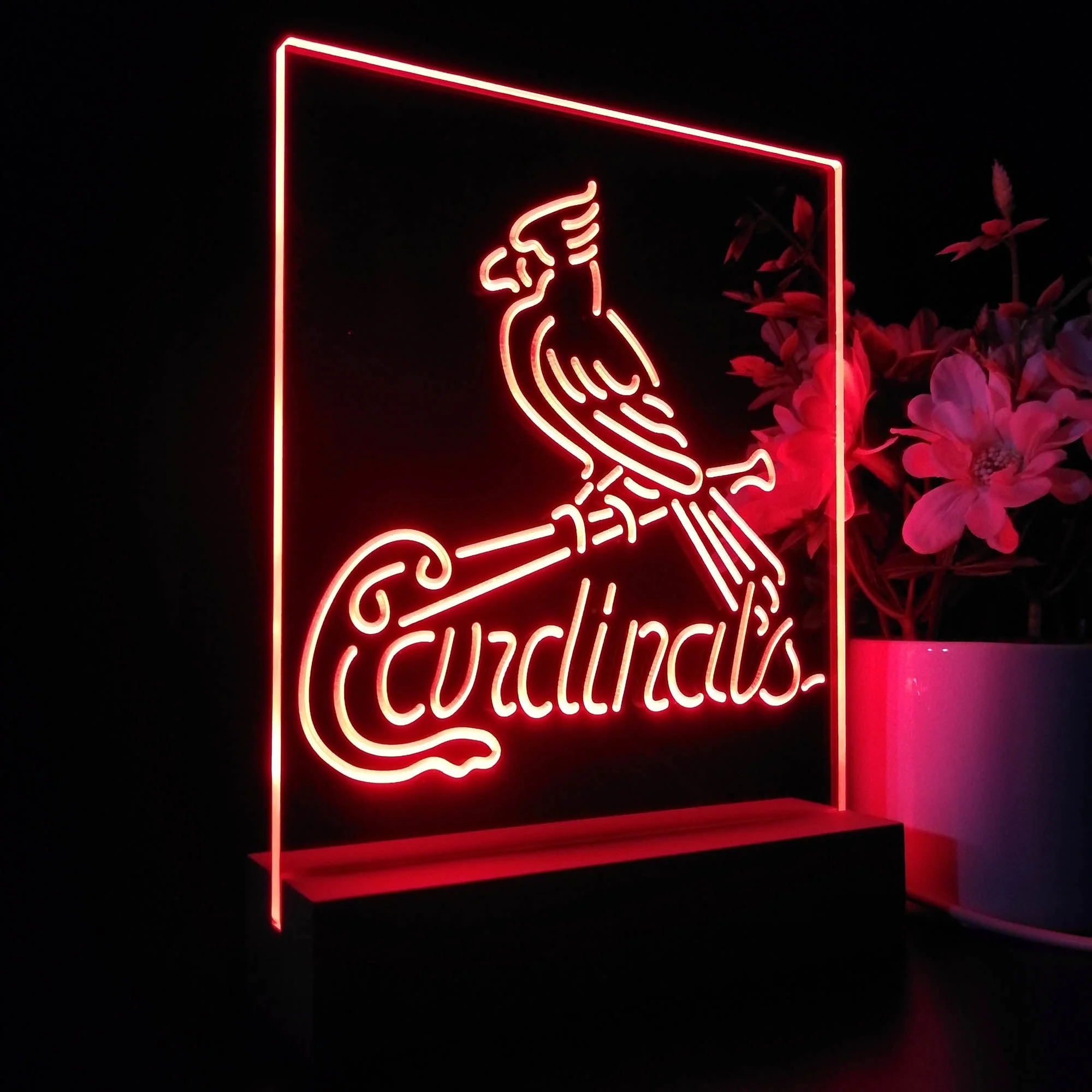 St. Louis Cardinals Neon Sign Table Top Lamp - Image 6