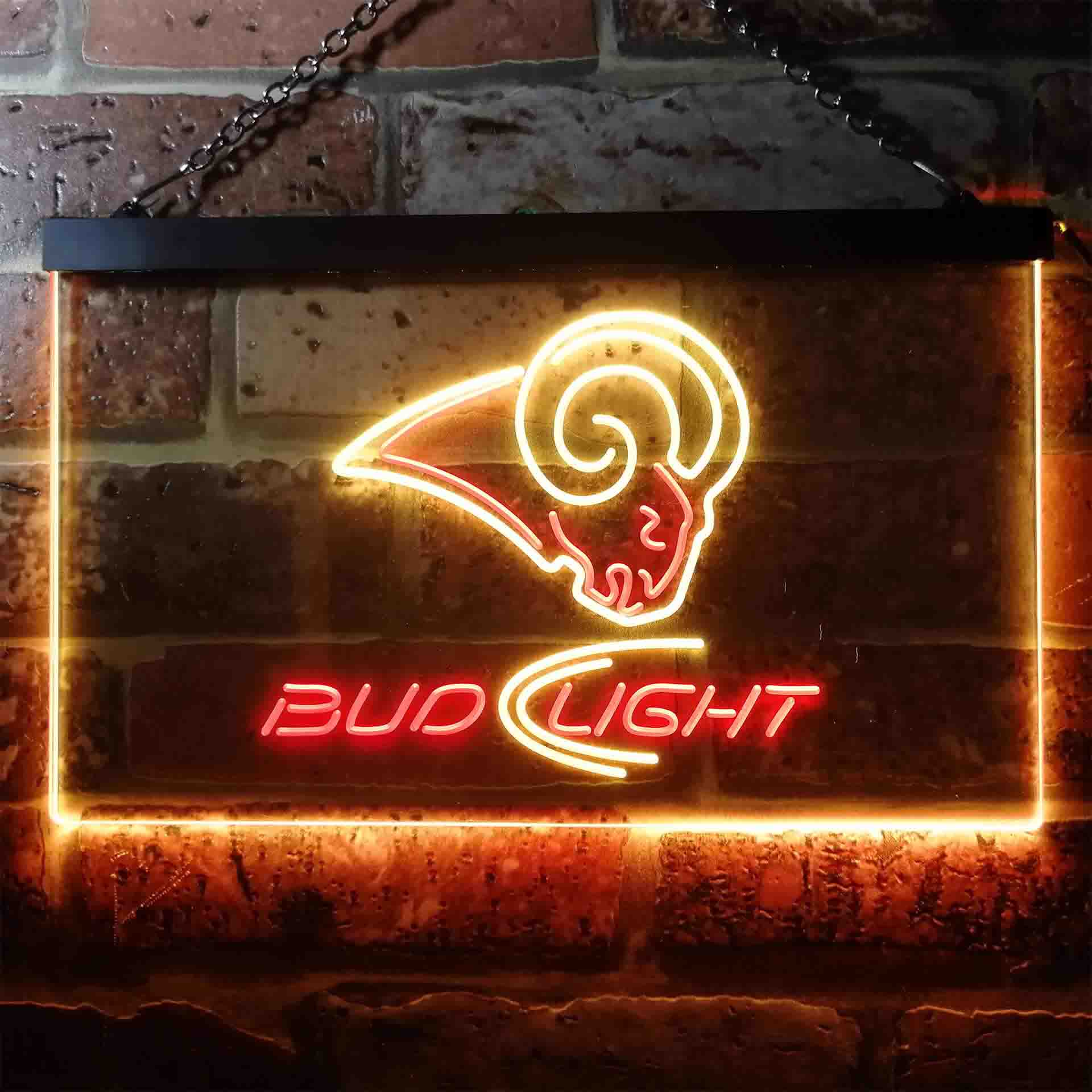 St Louis Rams Bud Light Neon-Like LED Sign - Image 12