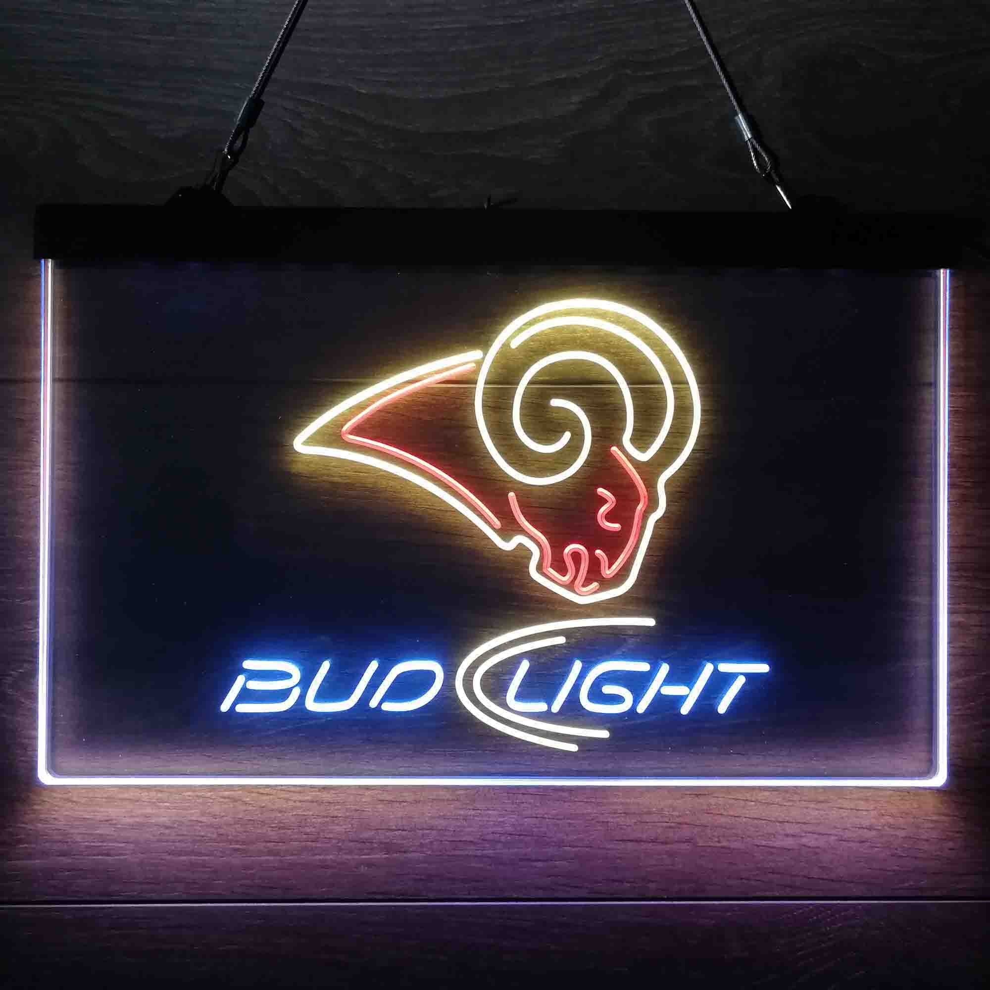 St Louis Rams Bud Light Neon-Like LED Sign - Image 23