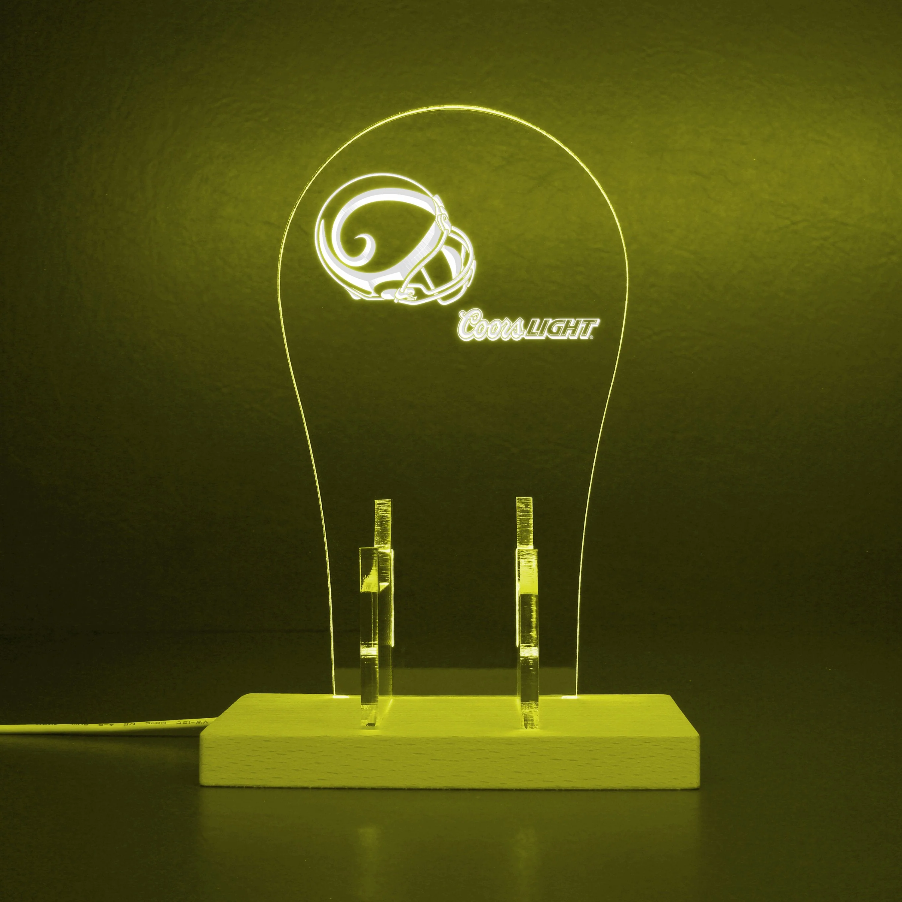 St. Louis Rams Helmet Logo LED Gaming Headset Controller Stand - Image 7