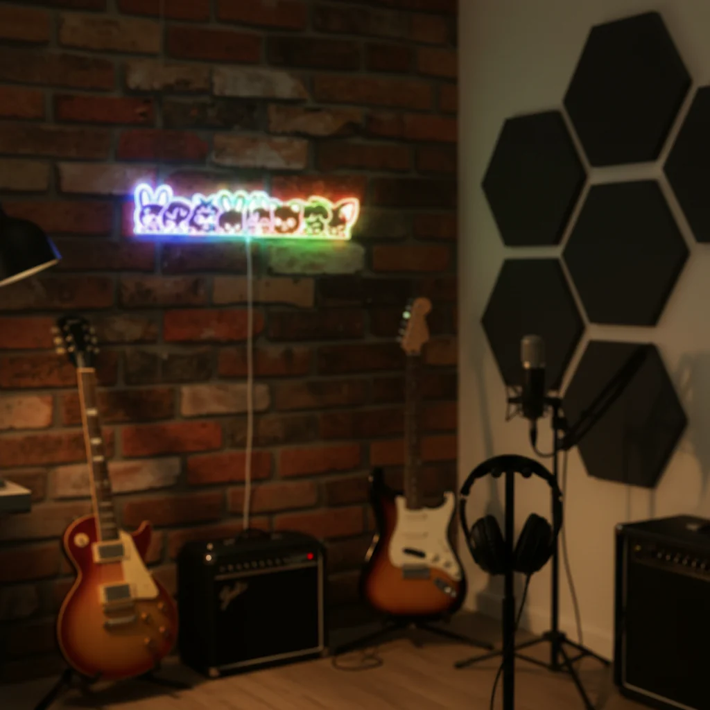 Star Lord Band Neon LED Sign with Dynamic RGB Colors - Image 13