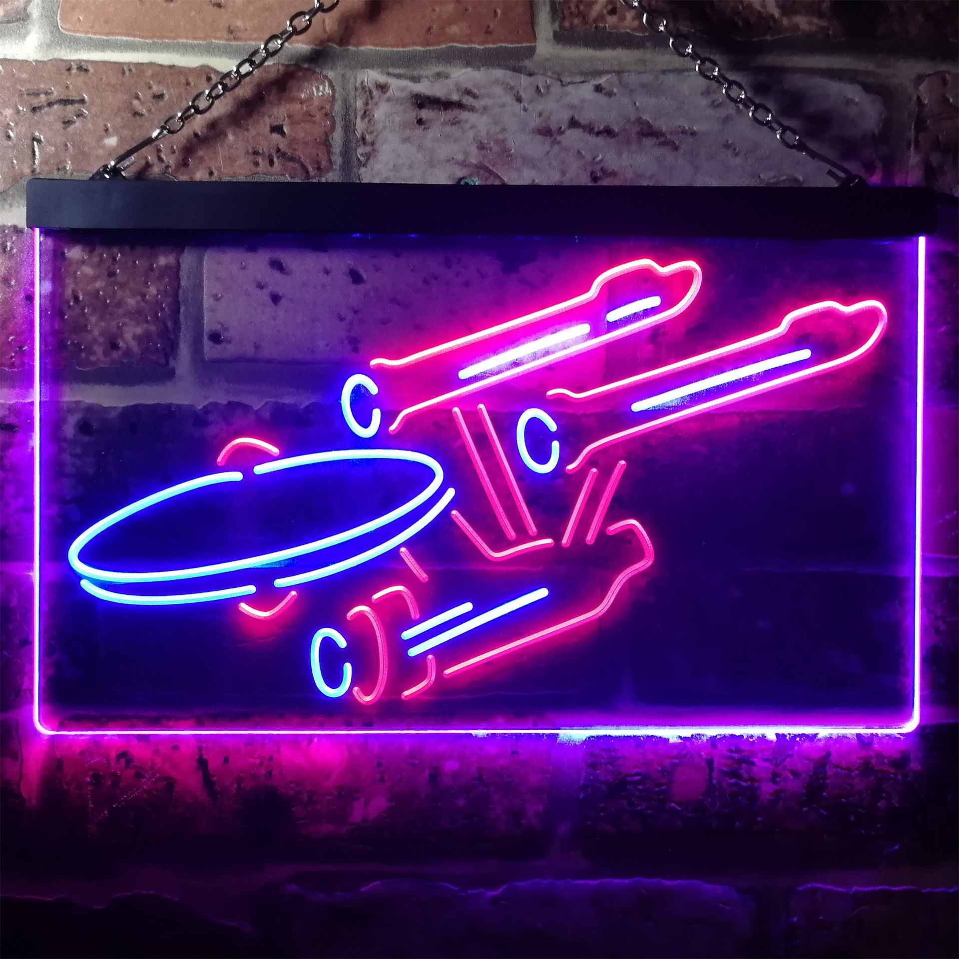 Star Trek Starships Enterprise LED Neon Sign - Image 3